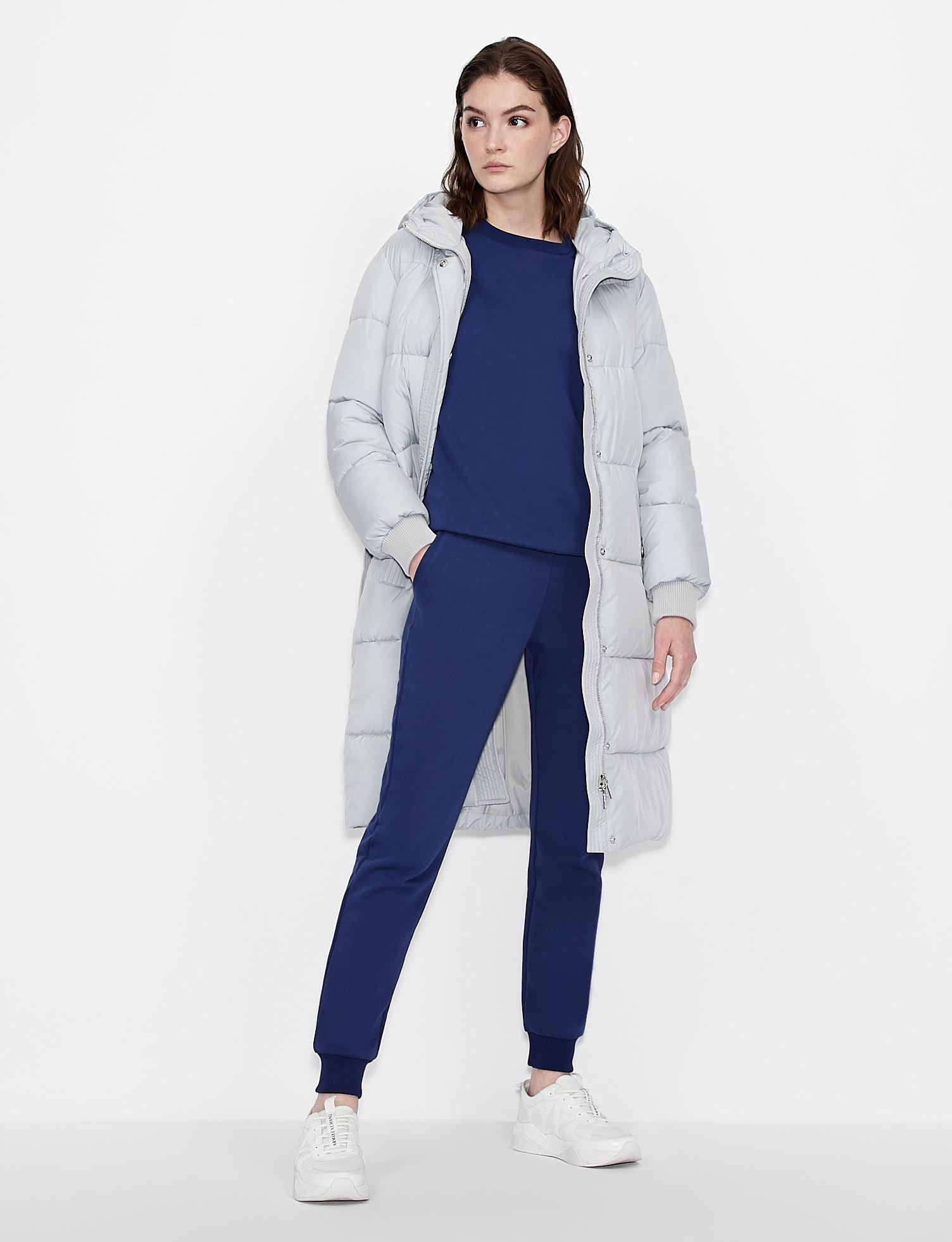 armani exchange longline padded jacket