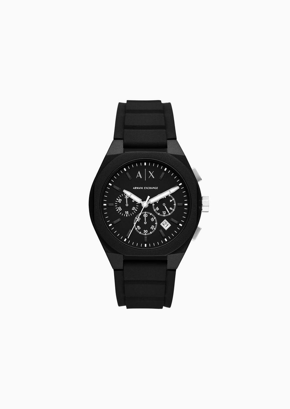 Orologio armani nero opaco online