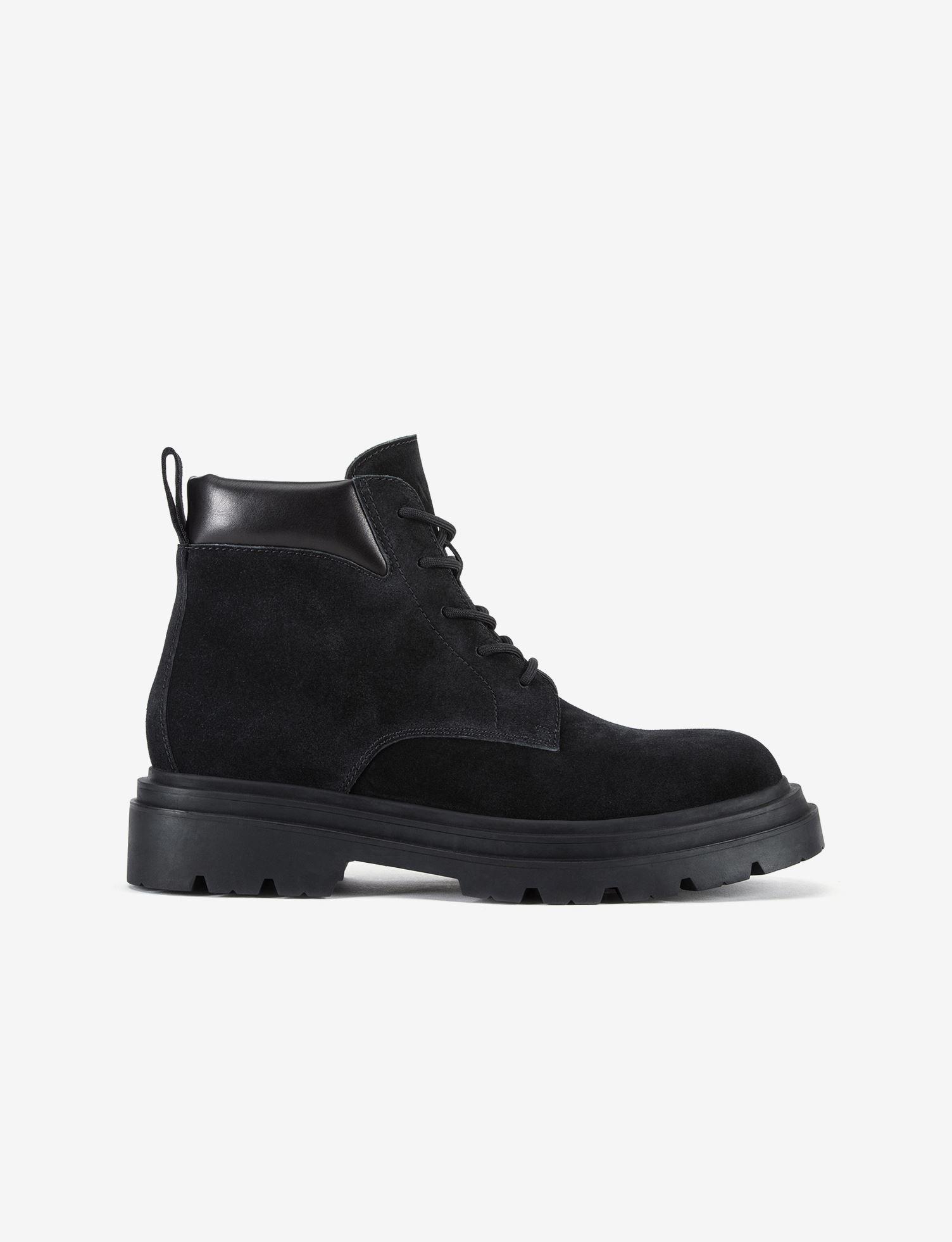 Armani Exchange Suede Boots in Black for Men - Lyst