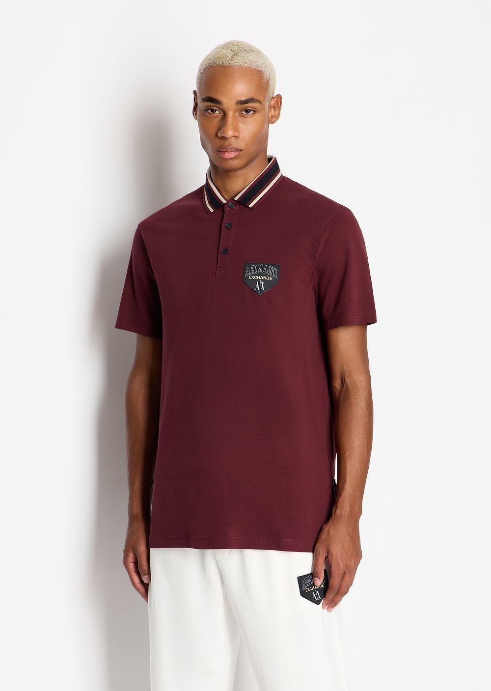 Armani exchange discount polo red