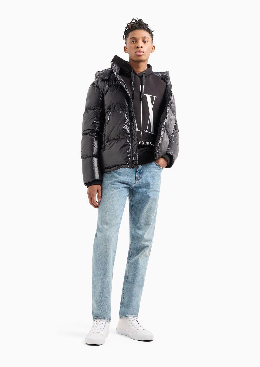 Armani exchange puffer jacket new arrivals