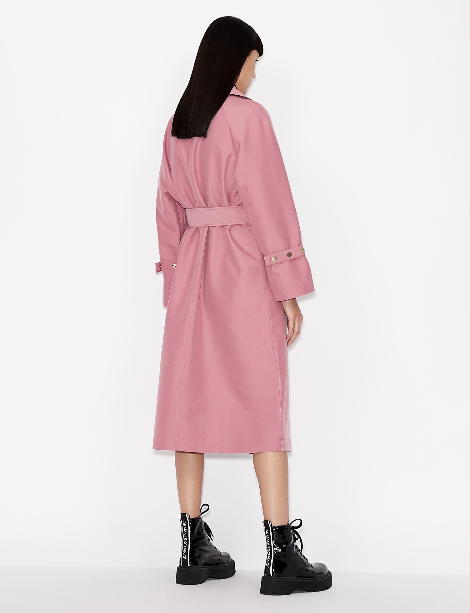 armani pink coat