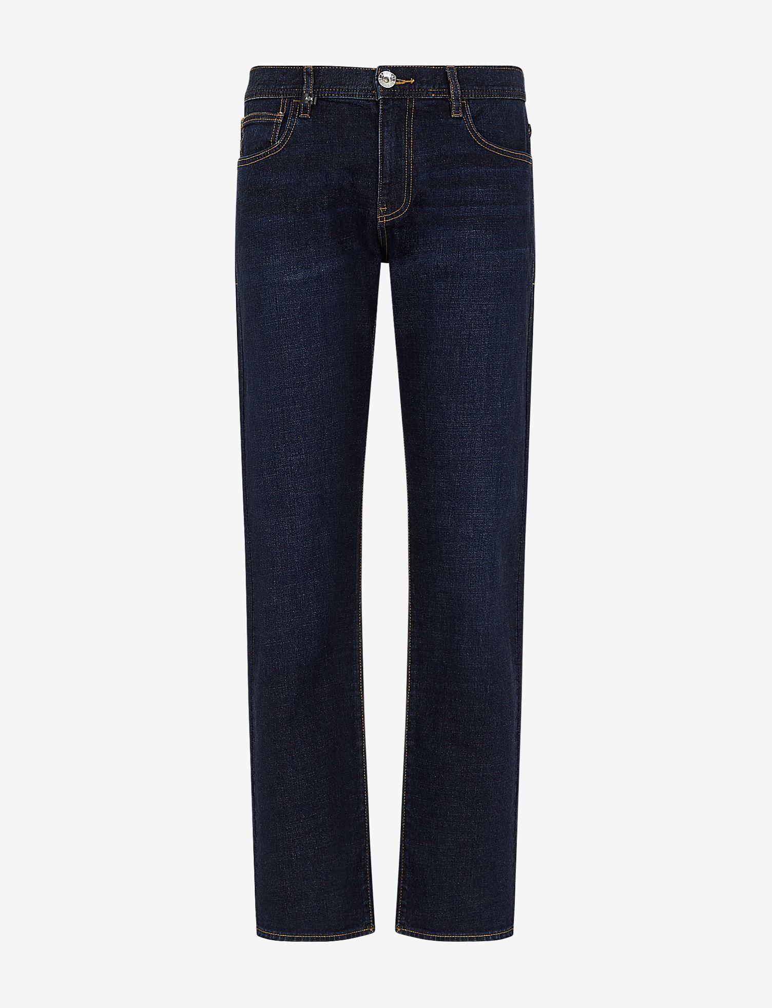 Armani Exchange Denim J16 Straight Cut Jeans in Dark Blue (Blue) for