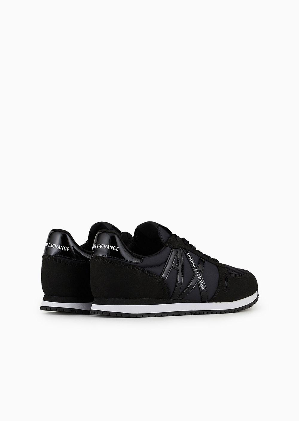 Armani Exchange Sneakers With Logo Lettering in Black | Lyst