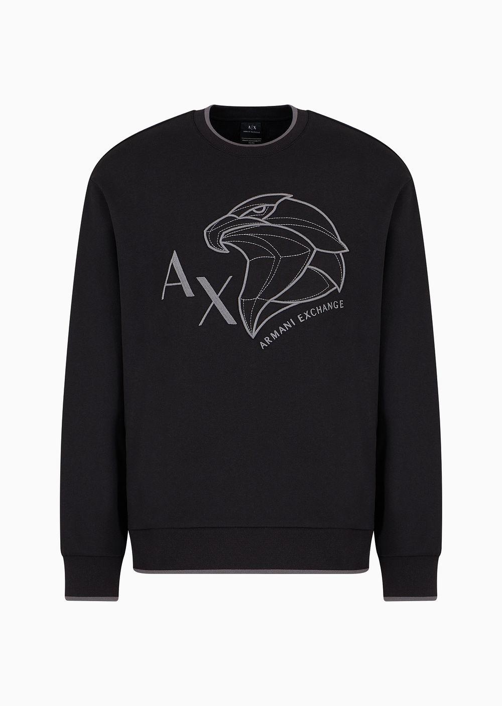 Armani exchange black jumper clearance