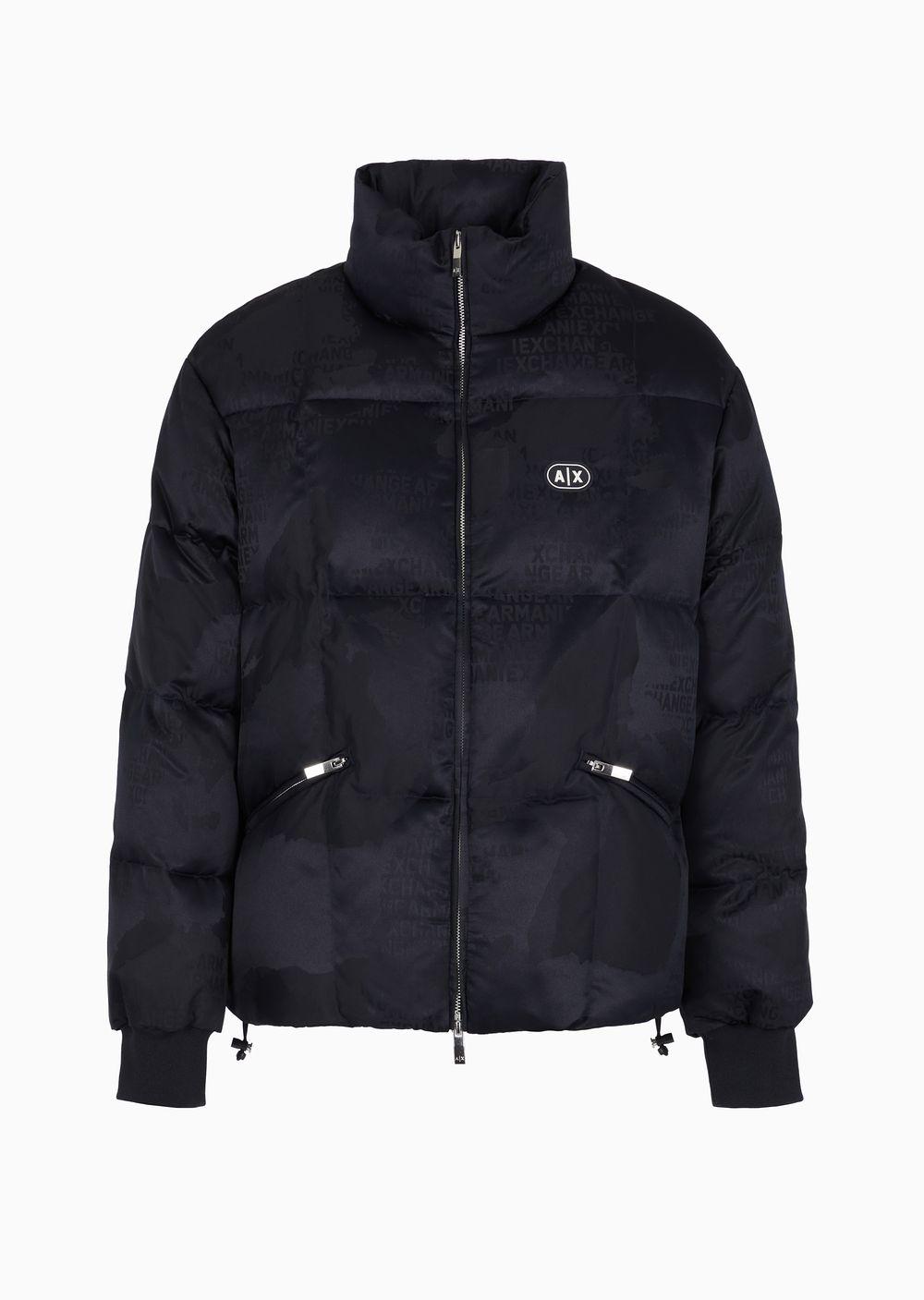 Armani exchange padded jacket deals