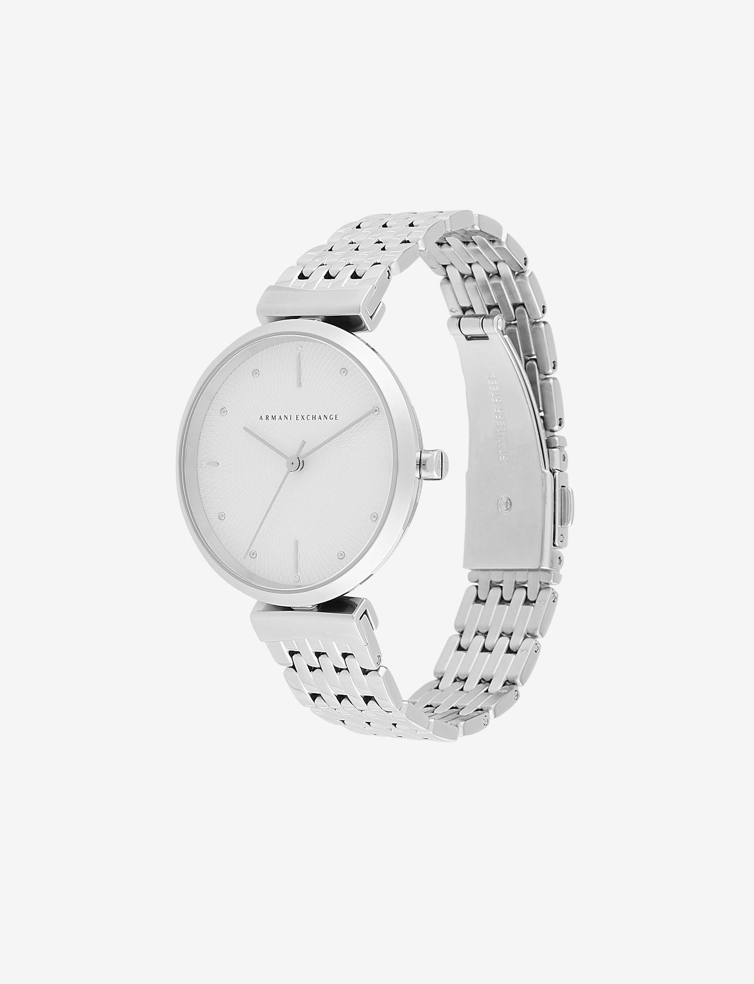 armani watch and earring set