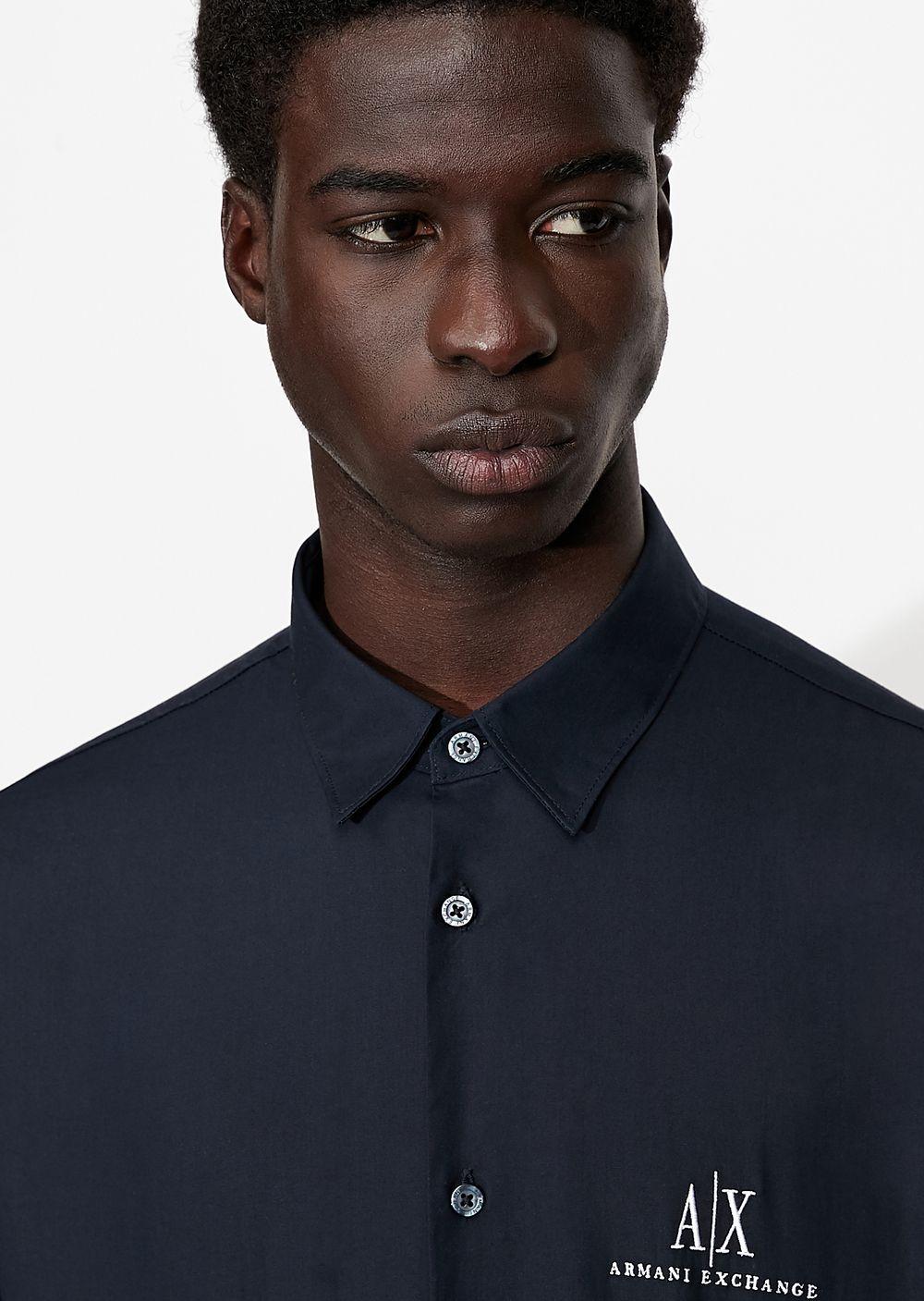 Armani exchange hotsell blue shirt