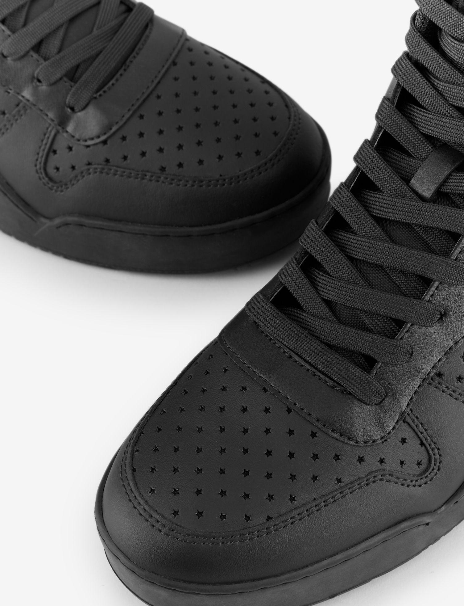 armani exchange black shoes
