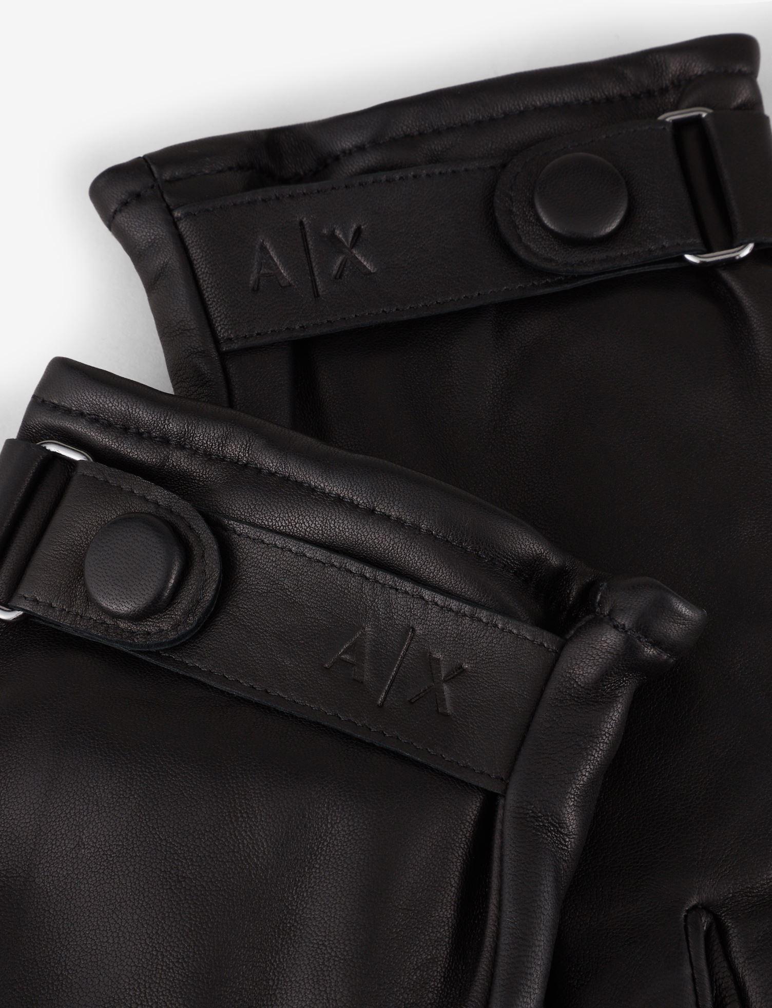 Introducir 50+ imagen armani exchange leather gloves Abzlocal.mx