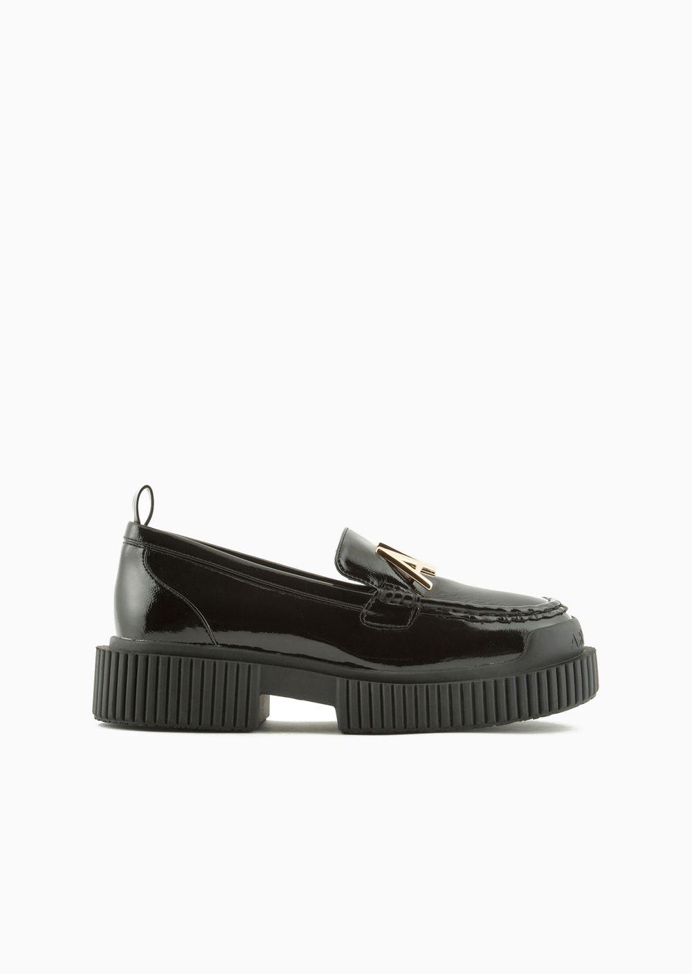 Armani Exchange Loafers in Black Lyst