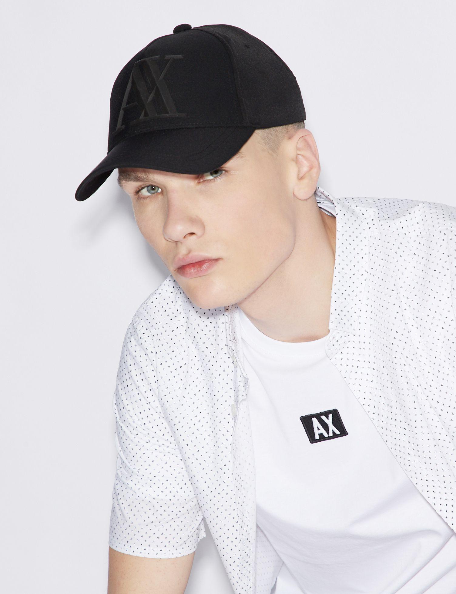 armani exchange hat black