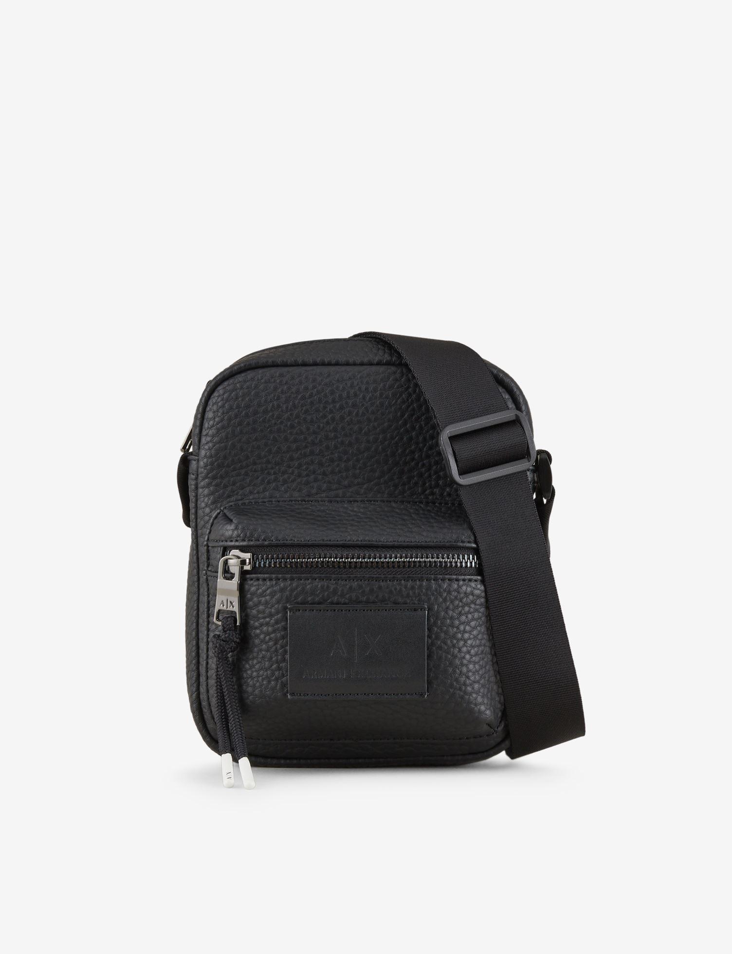 Armani Exchange Recycled Crossbody Bag in Black for Men Lyst
