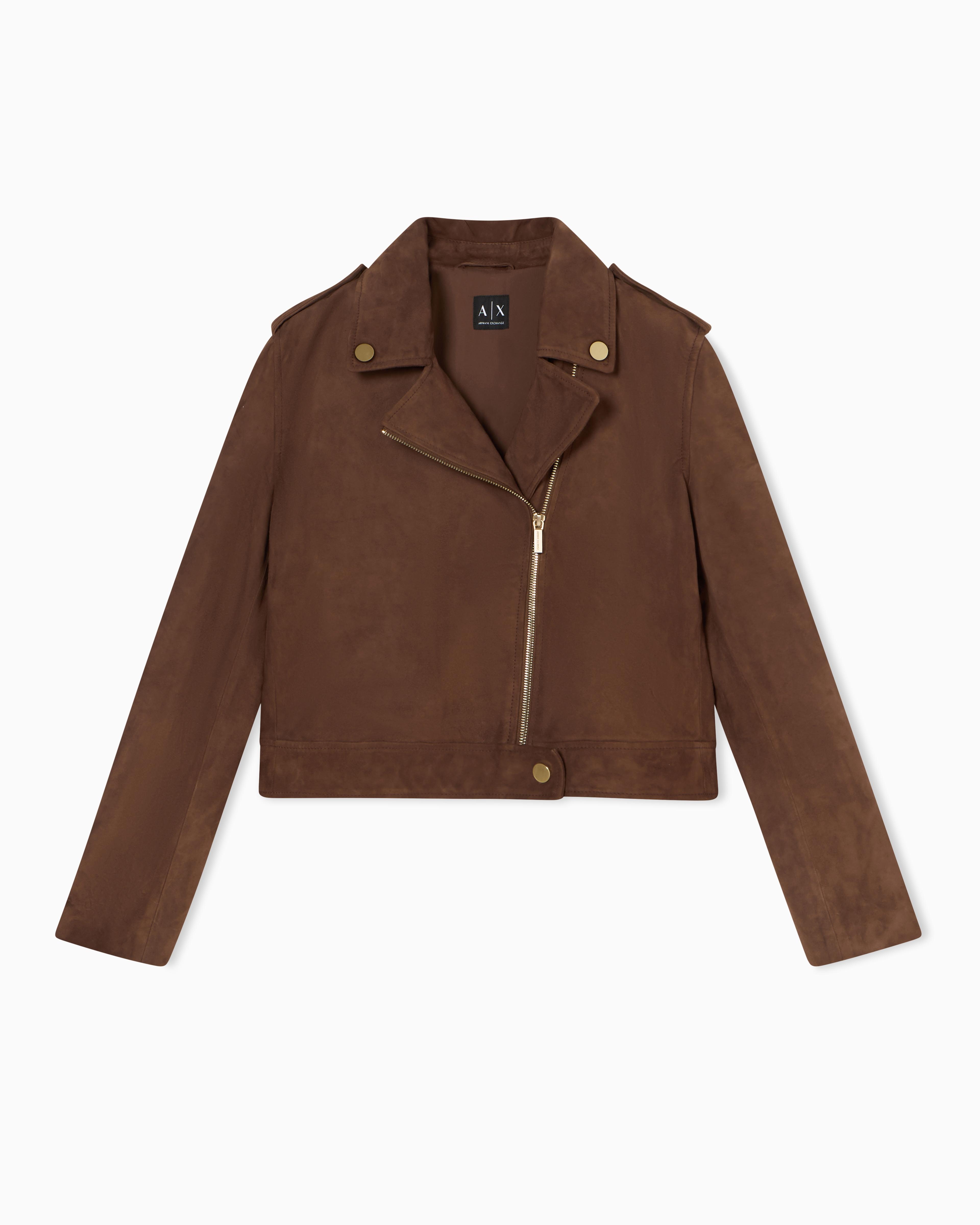 ARMANI EXCHANGE Leather jackets for Women | Online Sale up to 59