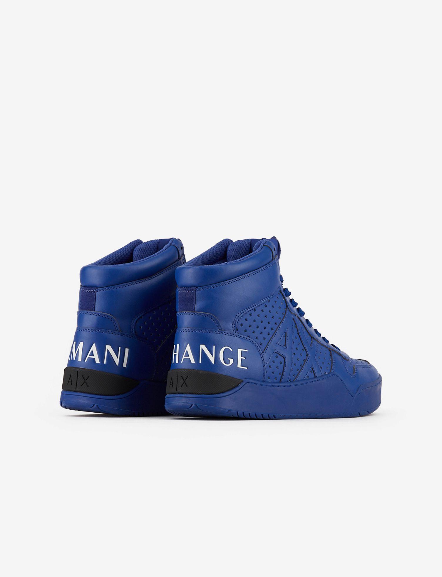armani blue sneakers