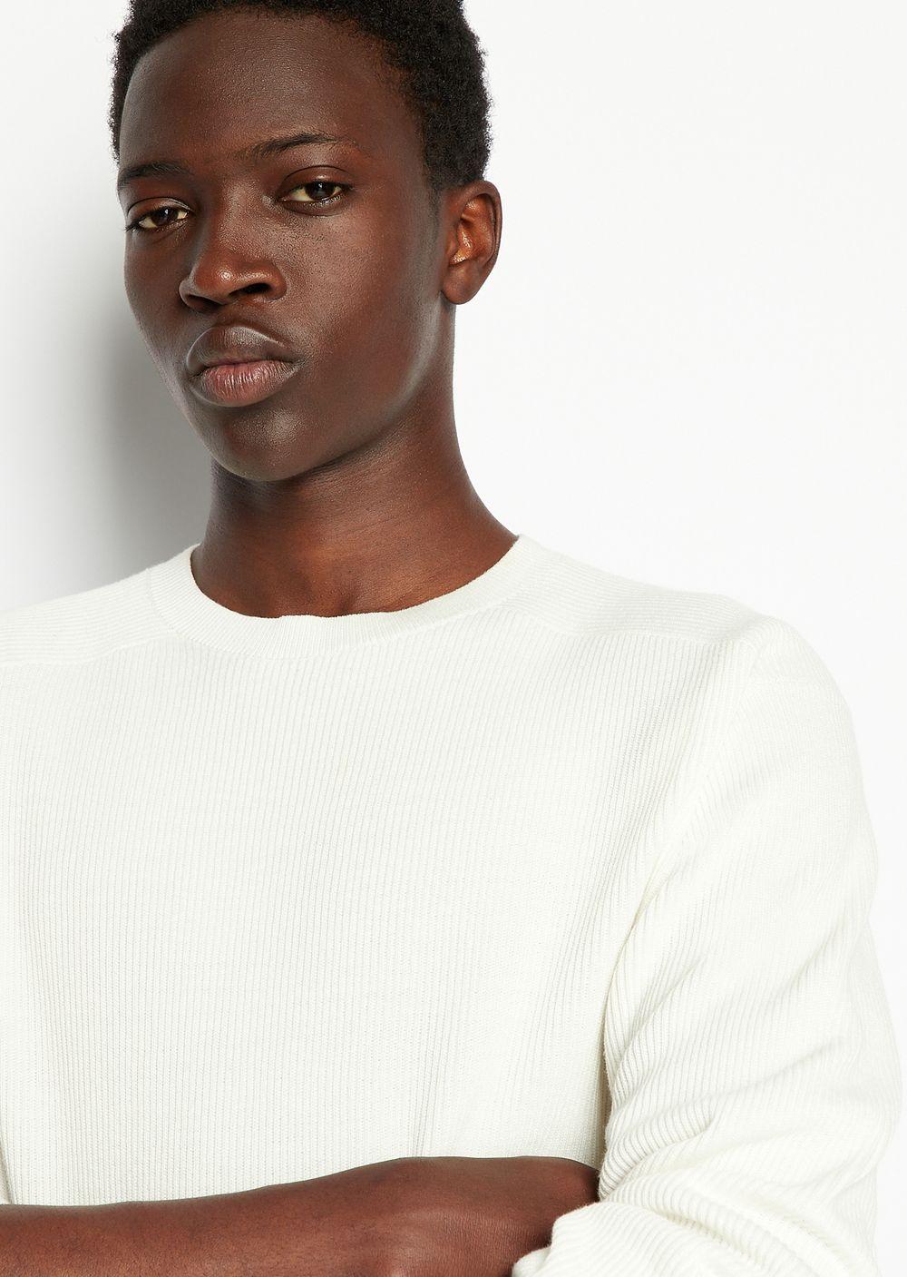 indre Svag blive forkølet Armani Exchange Sweaters in White for Men | Lyst