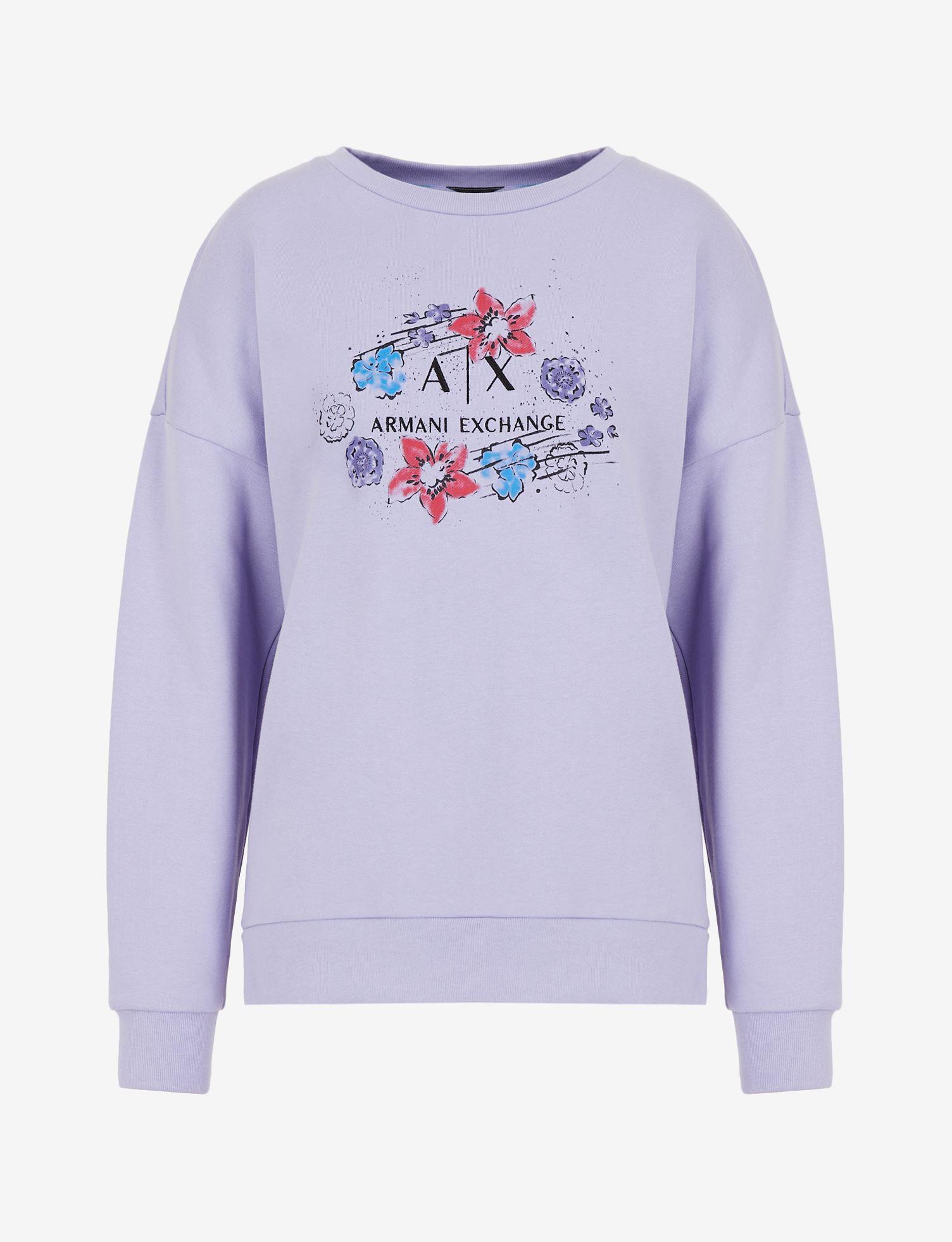 armani exchange pink sweatshirt