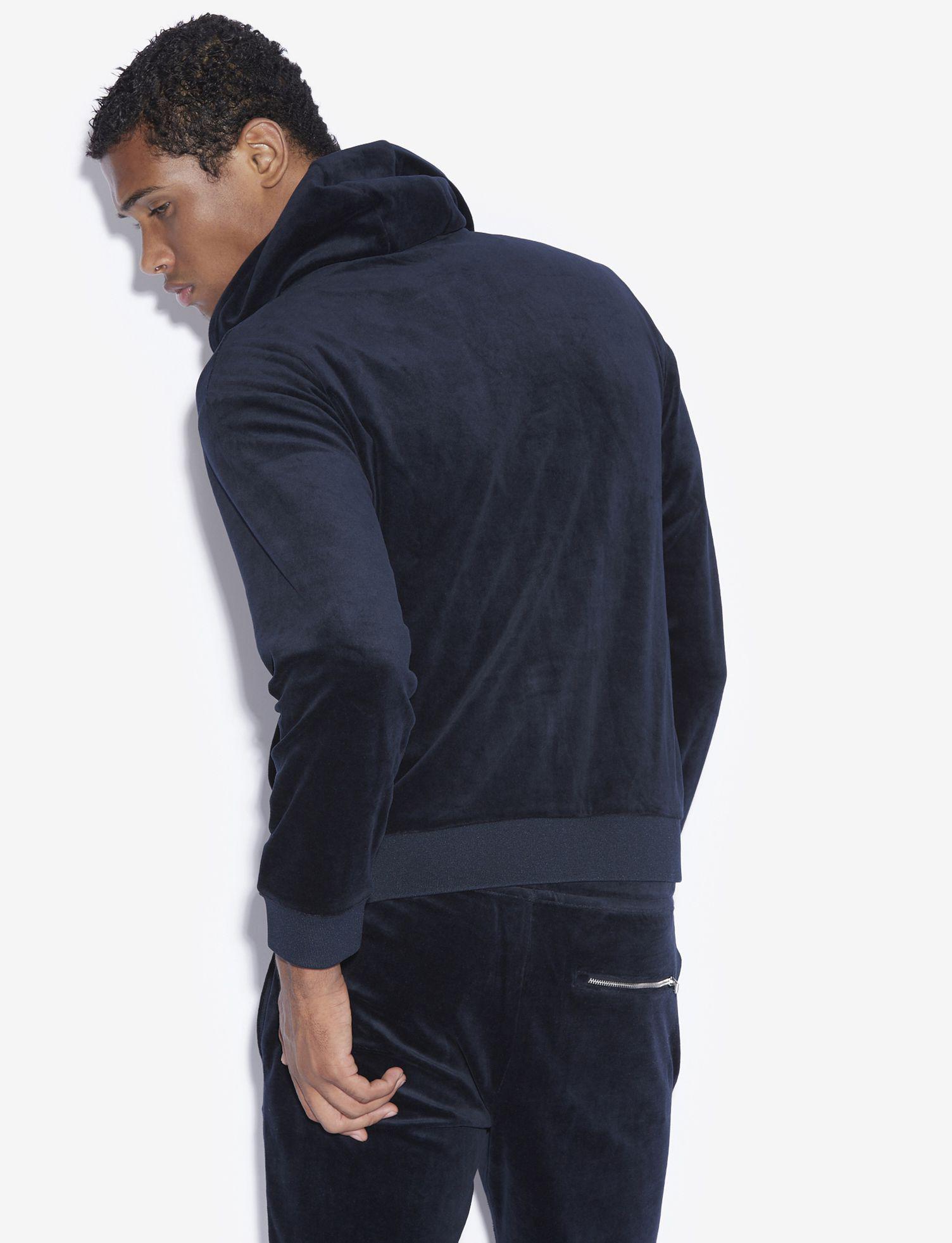 armani velvet hoodie
