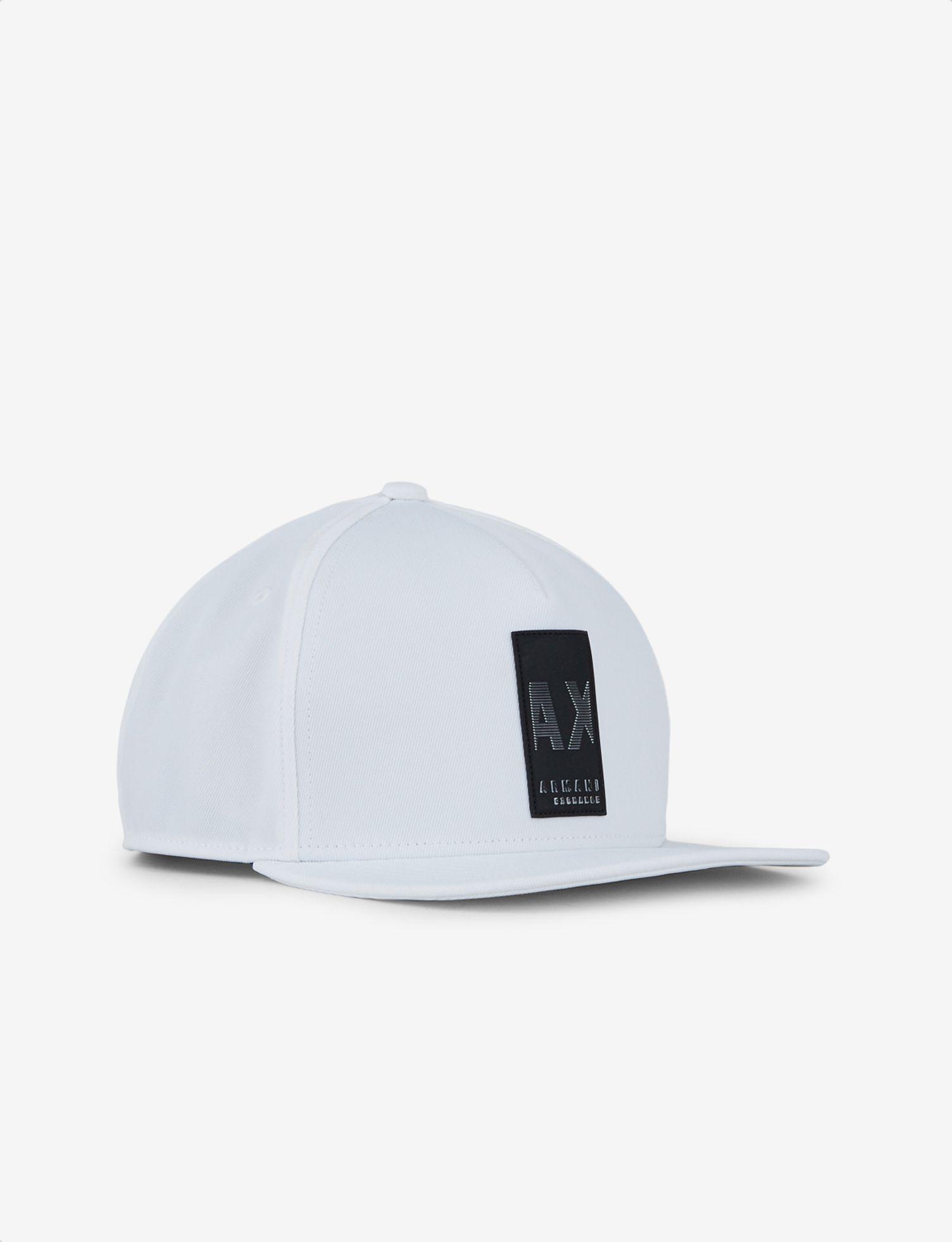 armani exchange white hat