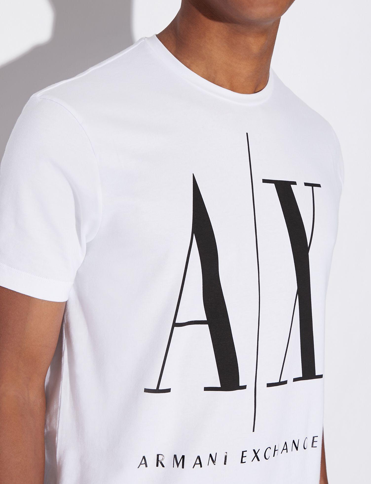 armani exchange icon t shirt