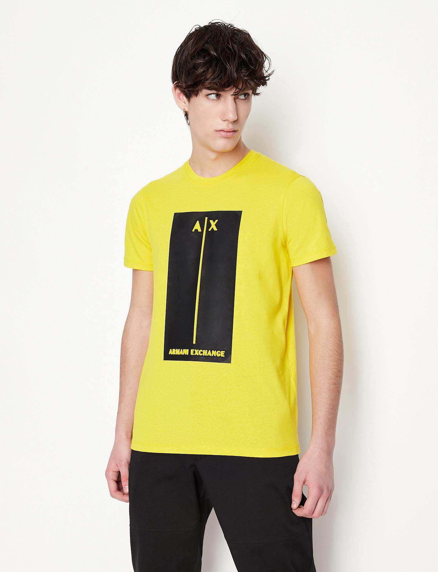 yellow armani shirt