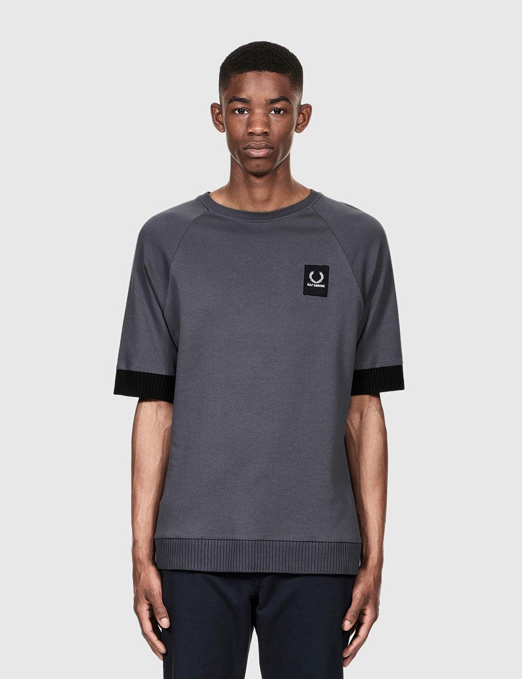 Fred Perry X Raf Simons Raglan Sleeve T-shirt in Blue for Men | Lyst