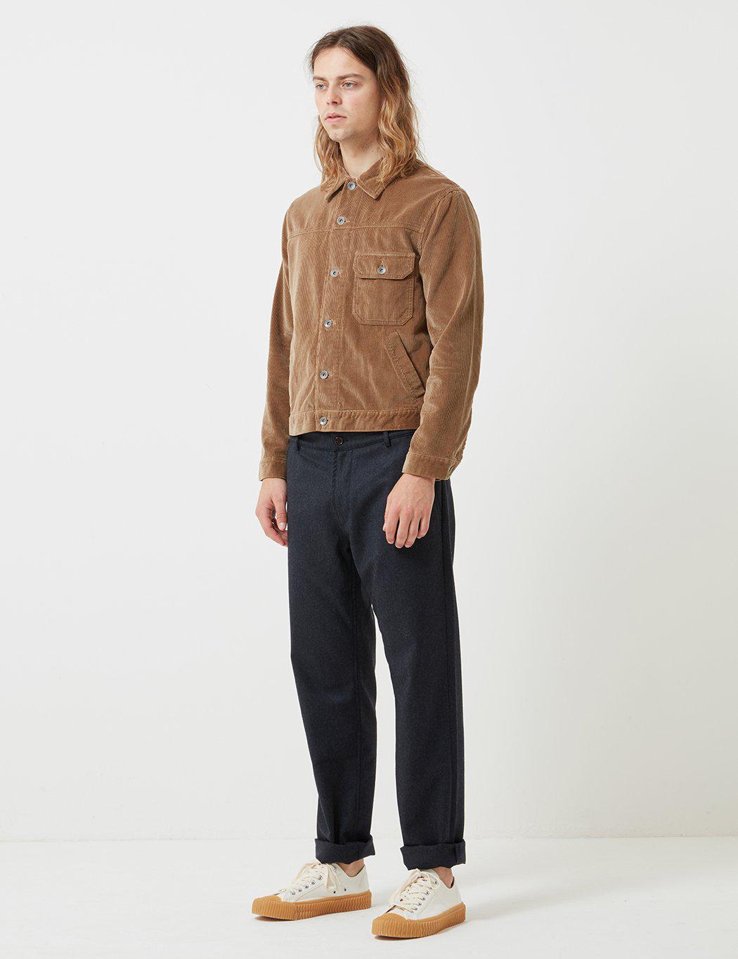 universal works trucker jacket