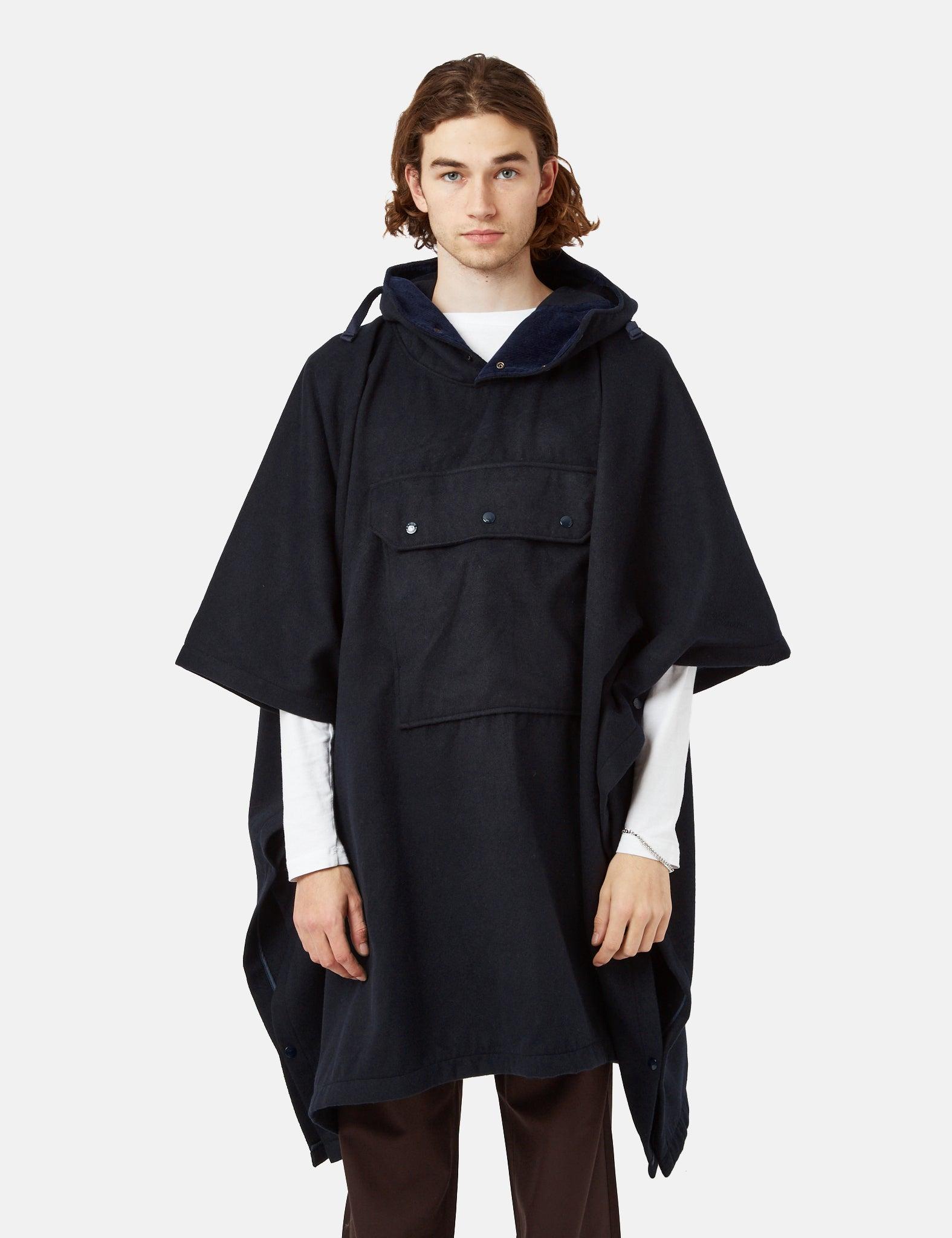 Engineered Garments Poncho in Blue for Men | Lyst