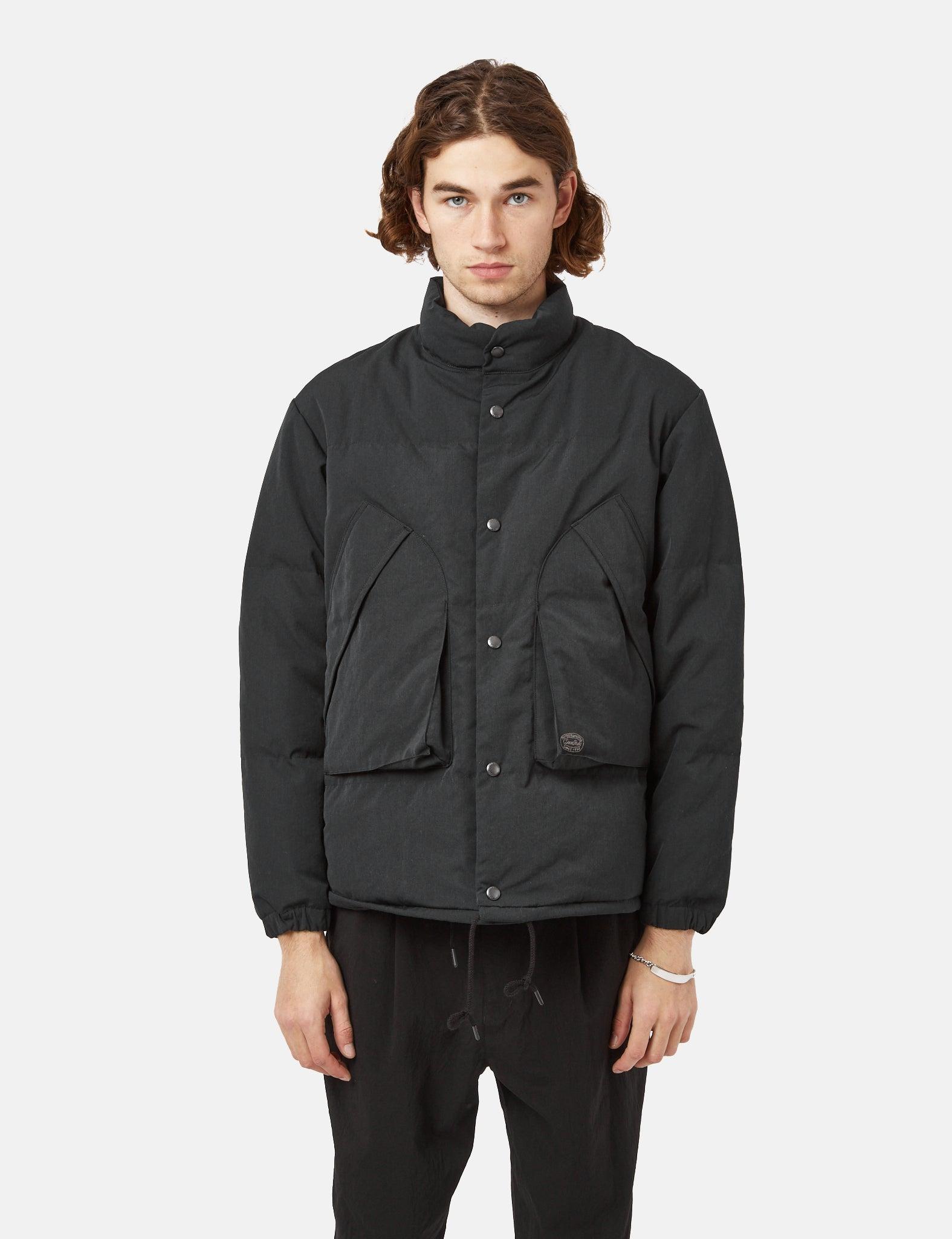 Snow Peak Takibi Down Jacket in Black for Men | Lyst