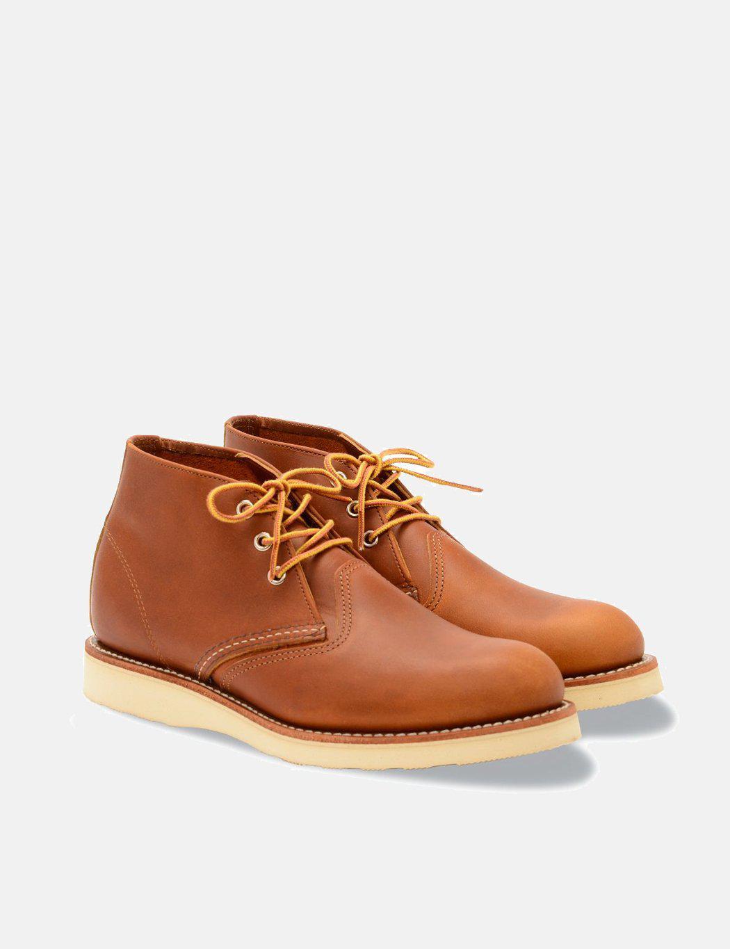 red wing chukka tan