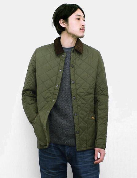 Barbour Heritage Liddesdale Quilted Jacket in Green for Men | Lyst