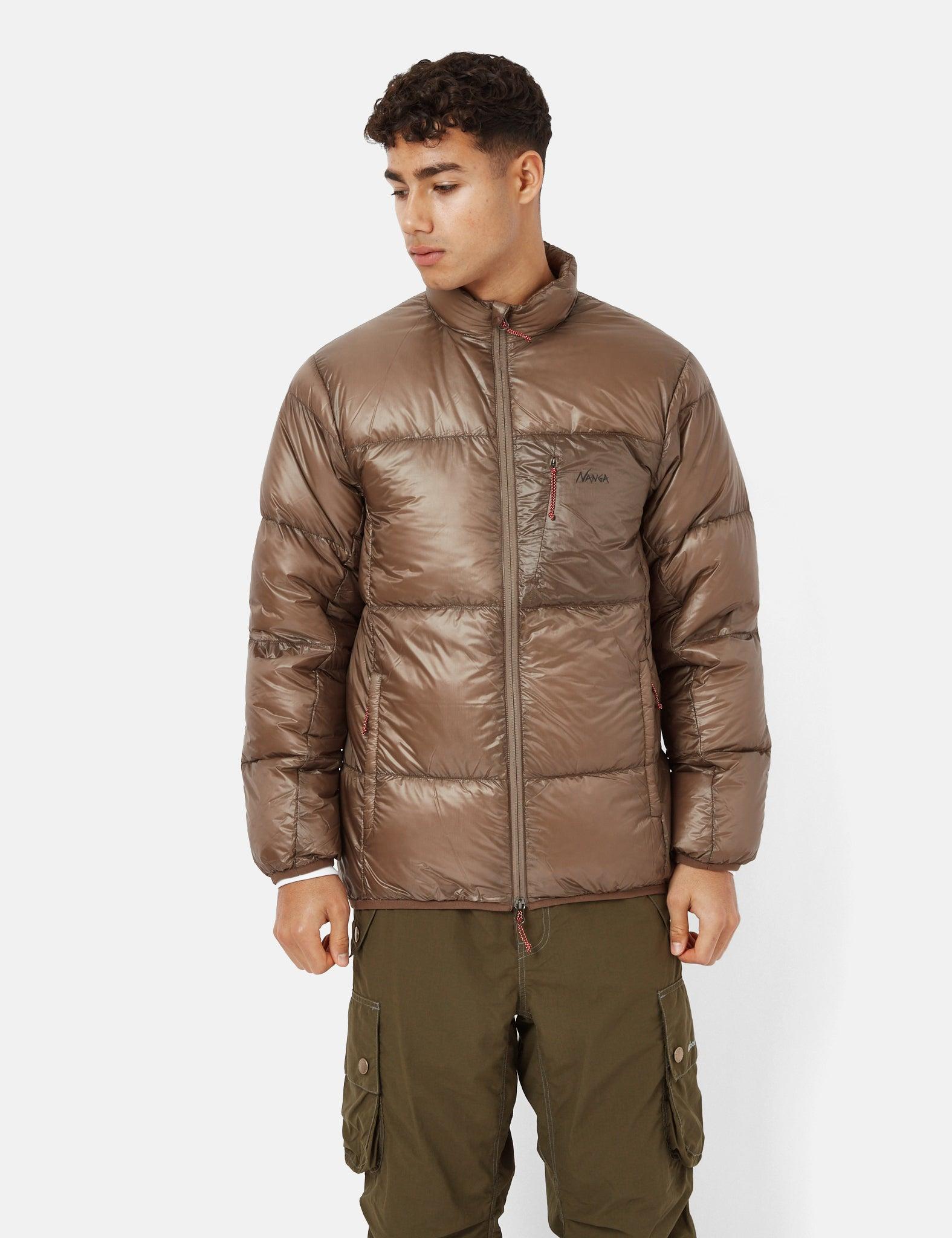 NANGA Mountain Lodge Down Jacket in Brown for Men Lyst