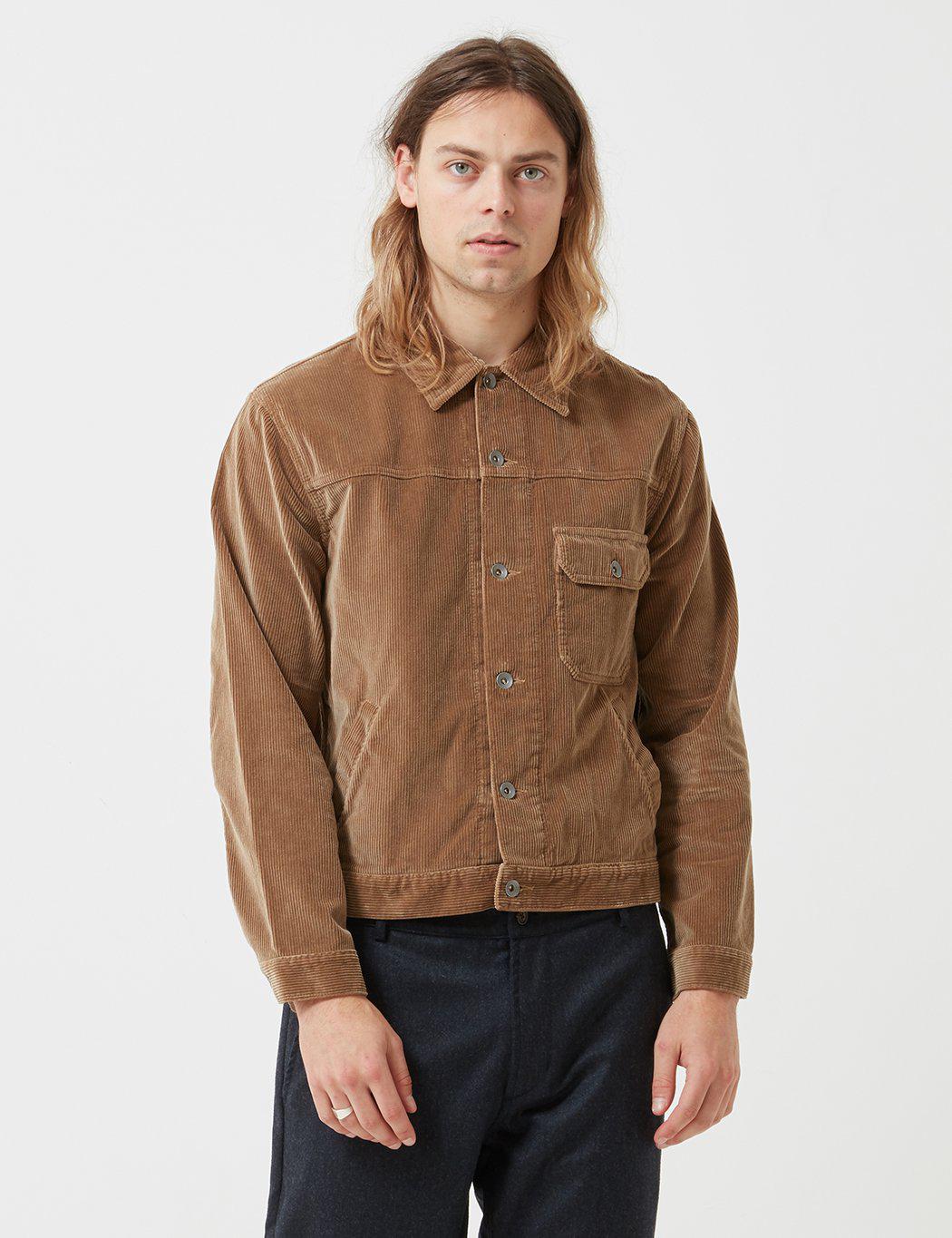 universal works trucker jacket