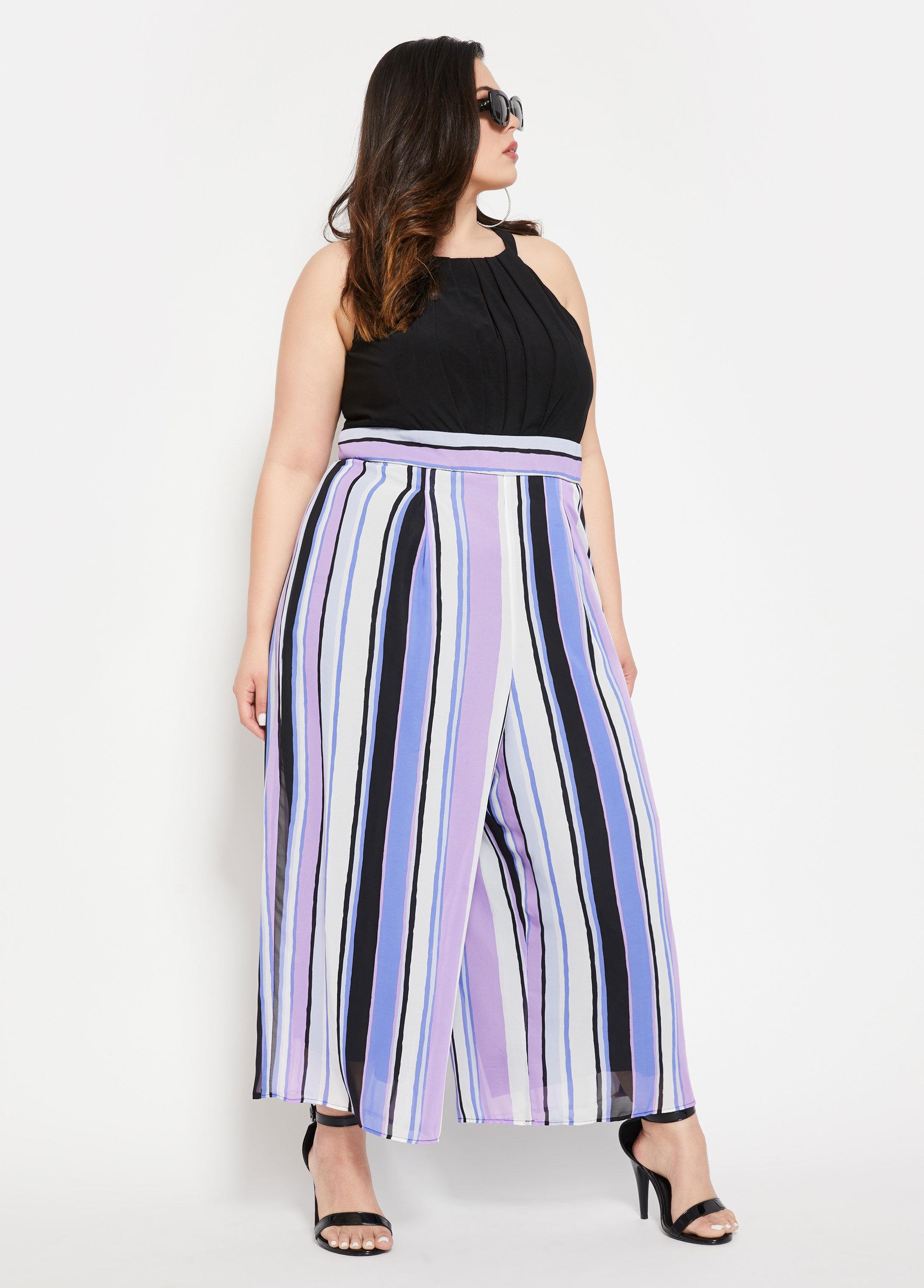 plus size lavender jumpsuit