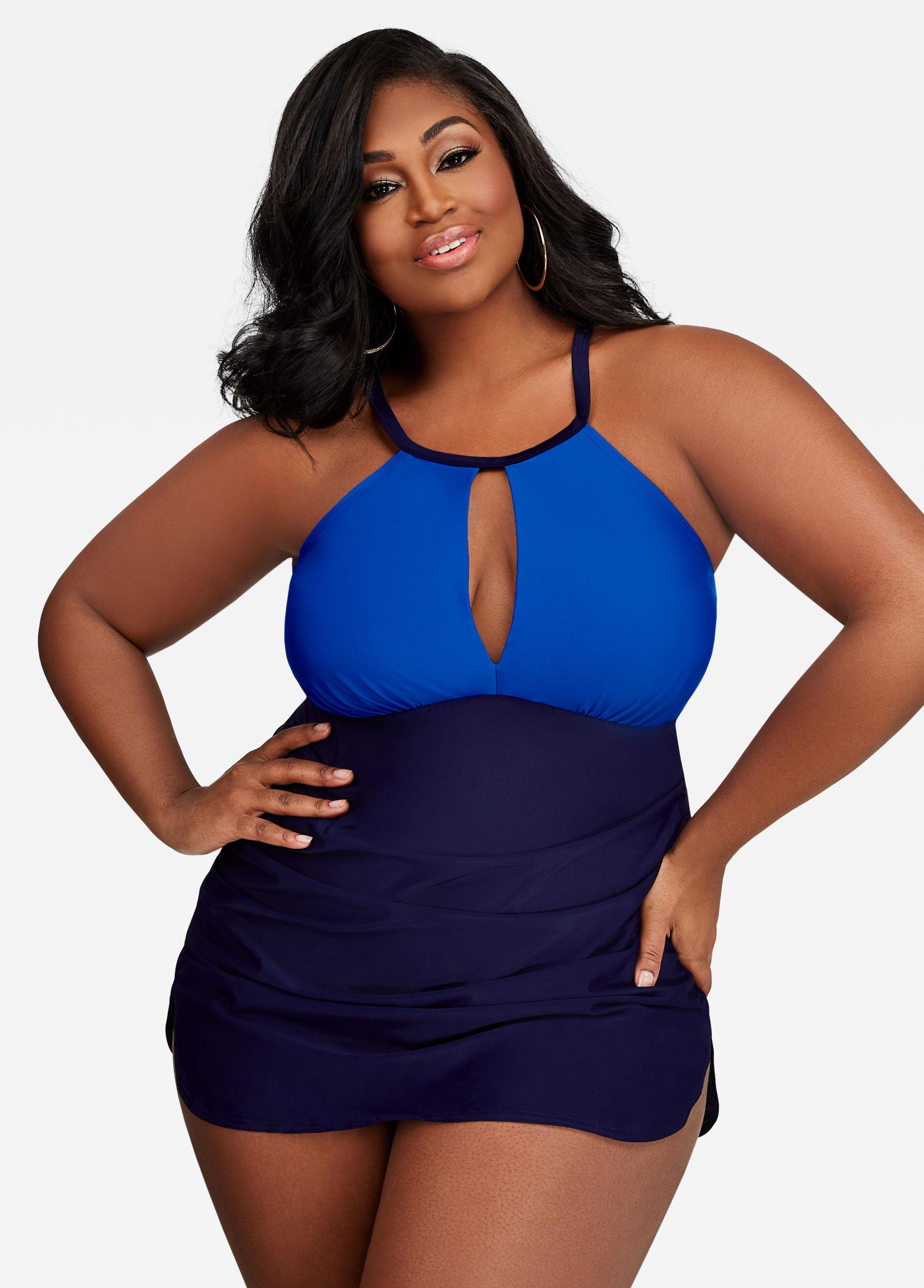 ashley stewart bathing suits