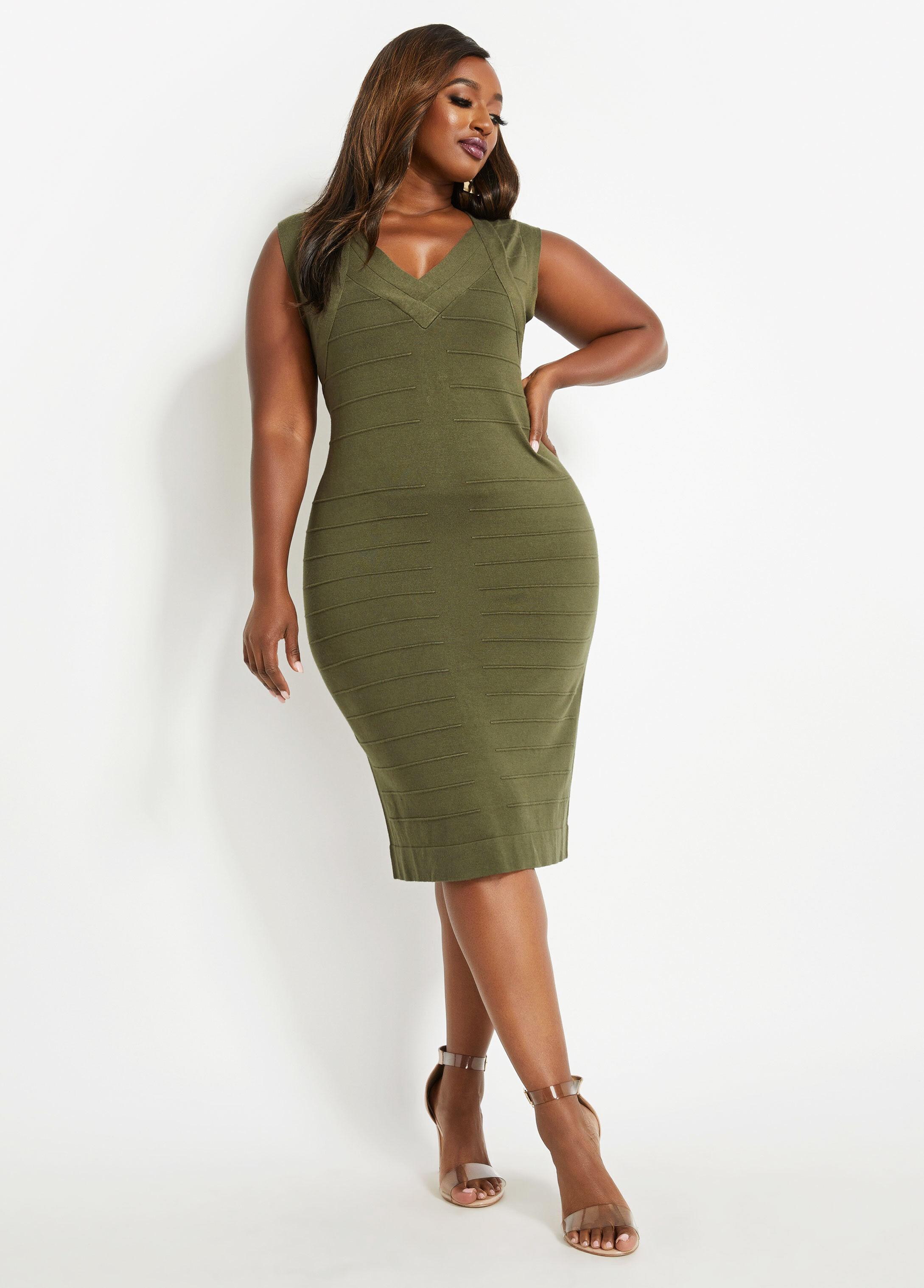 ashley stewart sweater dresses