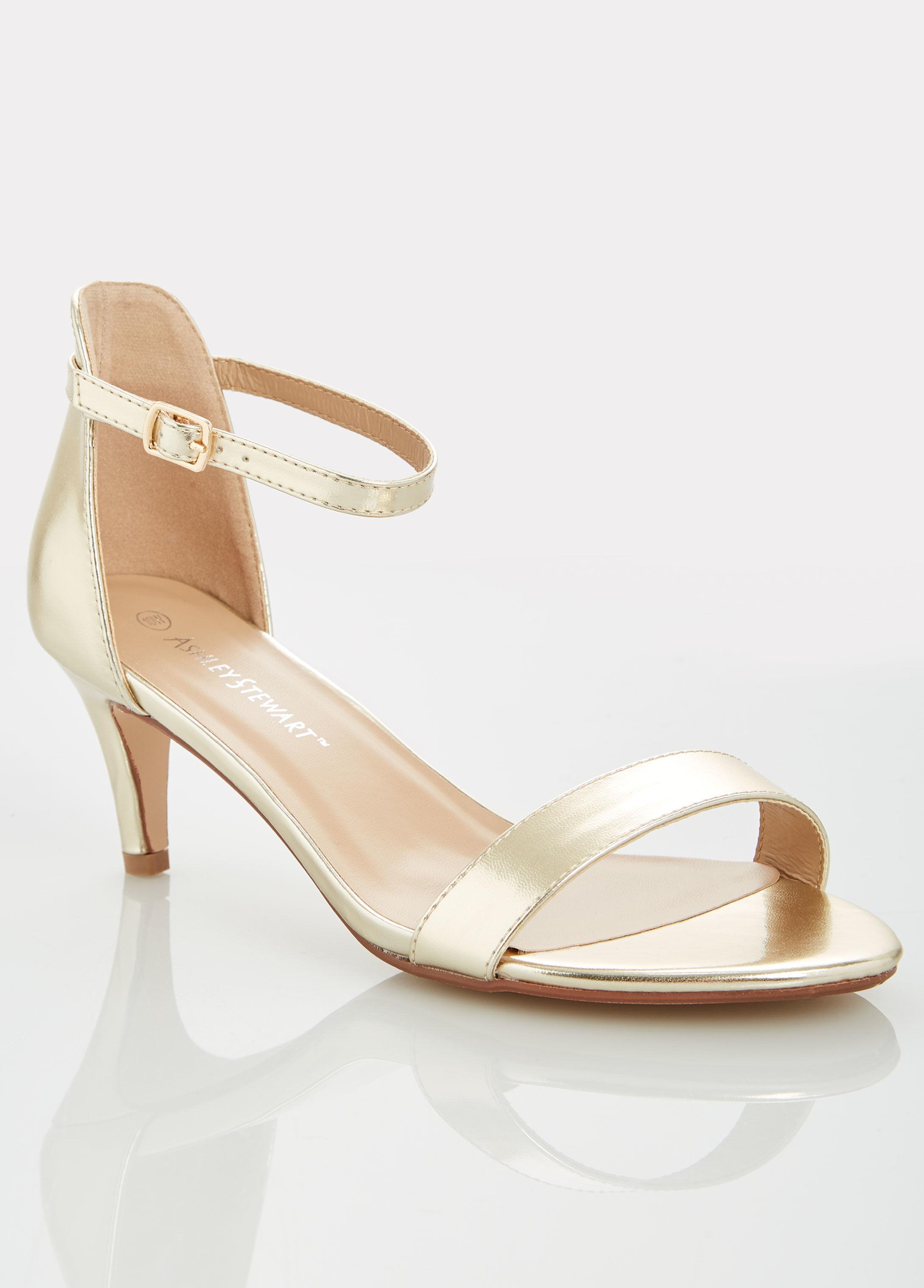 gold short heel