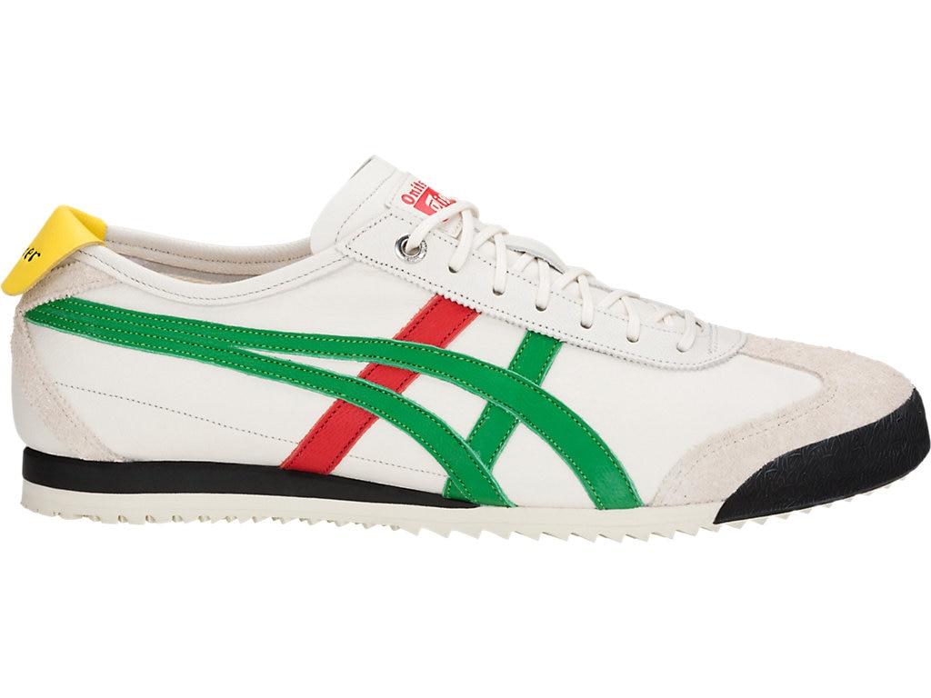 Onitsuka Tiger Leer Mexico 66tm Sd in het Groen - Lyst