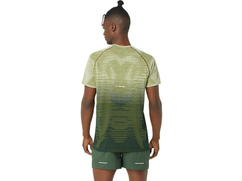 Asics Seamless Ss Top in Green for Men Lyst UK
