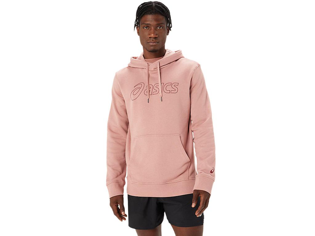 Asics Logo Oth Hoodie in Pink for Men Lyst UK