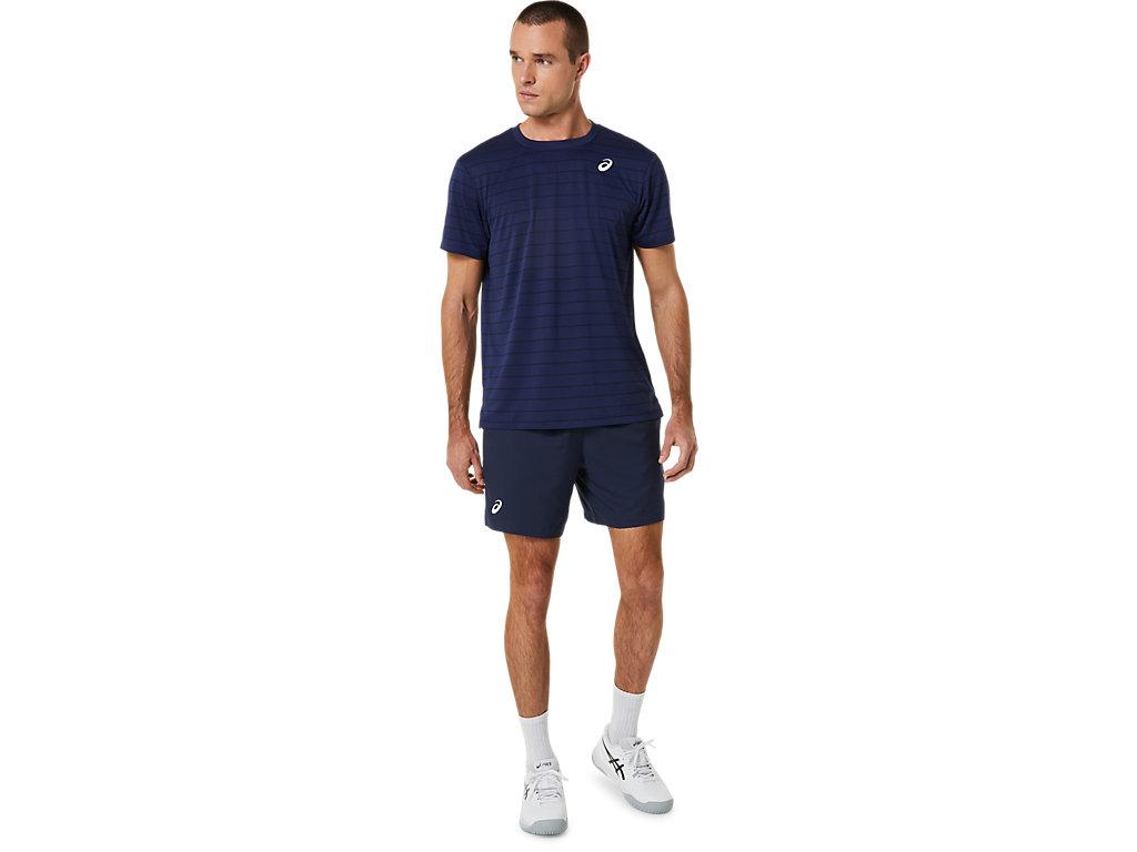 Asics stripe cheap ss top