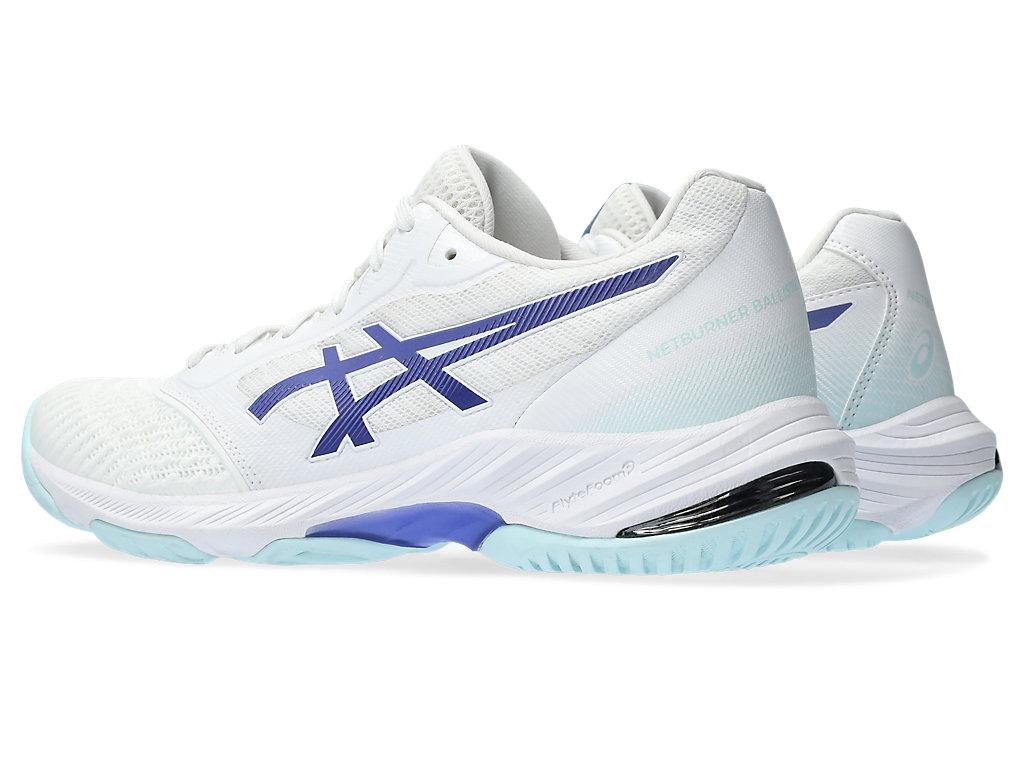 Asics gel netburner sales ballistic white
