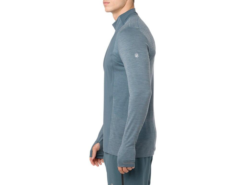 Asics Metarun Warm Ls Top in het Blauw voor heren - Lyst