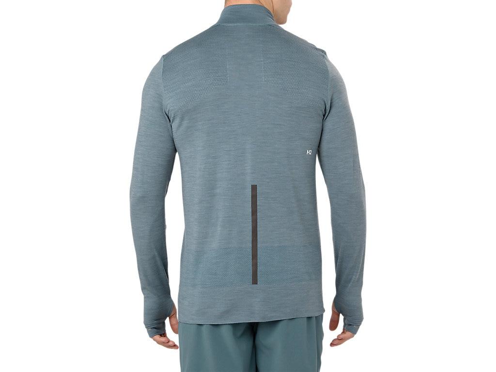 Asics Metarun Warm Ls Top in het Blauw voor heren - Lyst