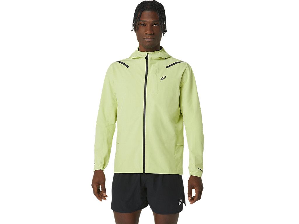 Asics Accelerate Waterproof Jacket in Green for Men Lyst UK