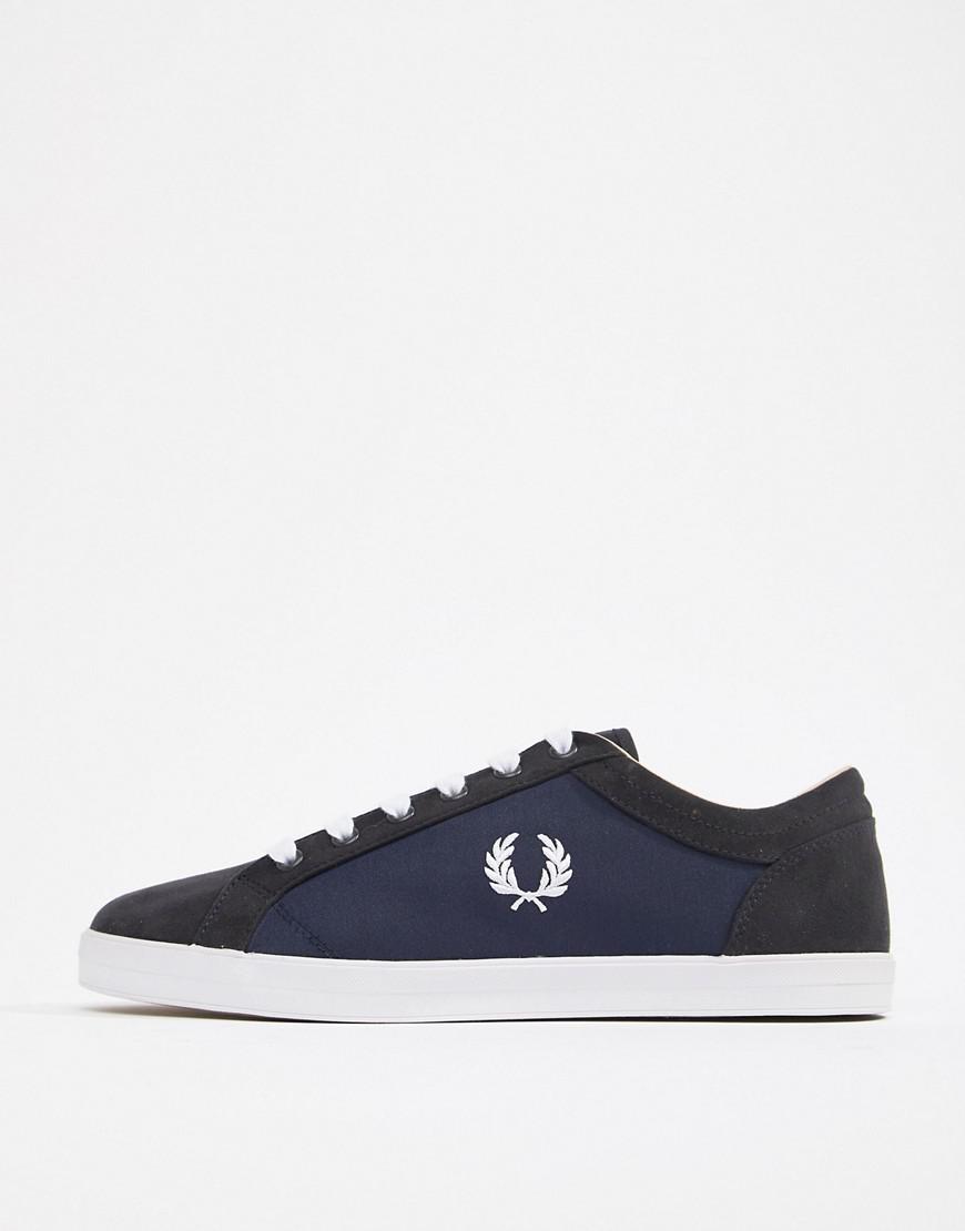 Fred perry baseline trainers navy Outlet