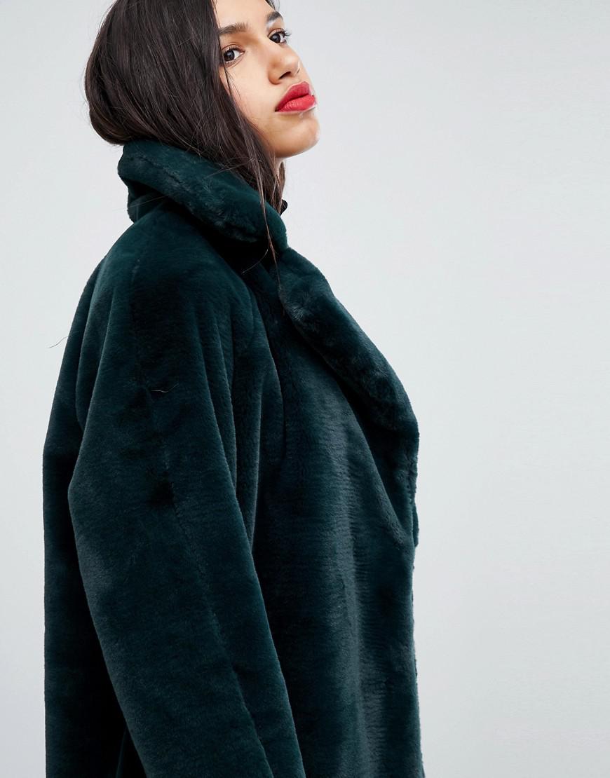 Vero Moda Faux Fur Coat Black Hotsell, 58% OFF | www.rupit.com