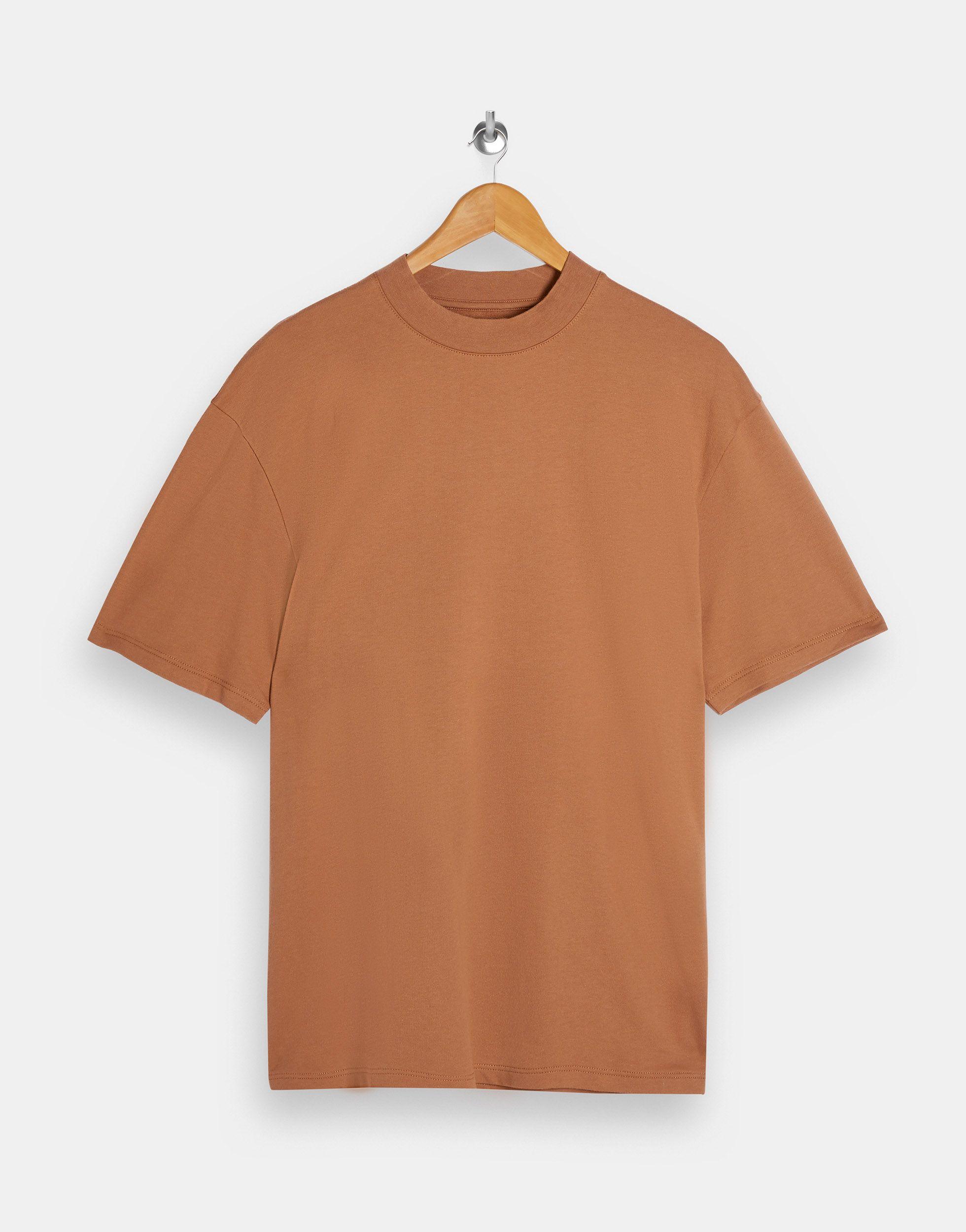 topman high neck t shirt