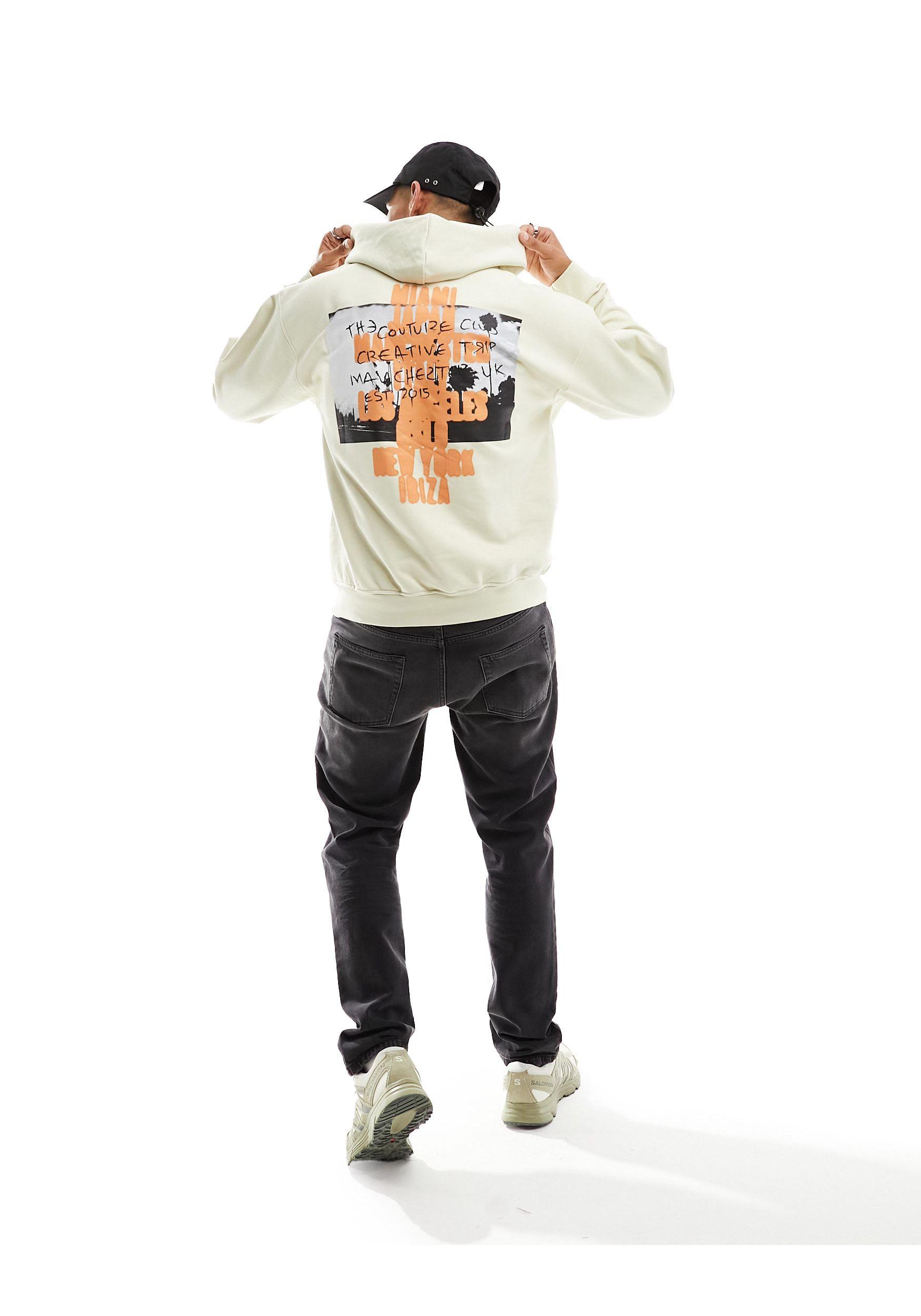 The Couture Club City Back Hoodie in White for Men Lyst