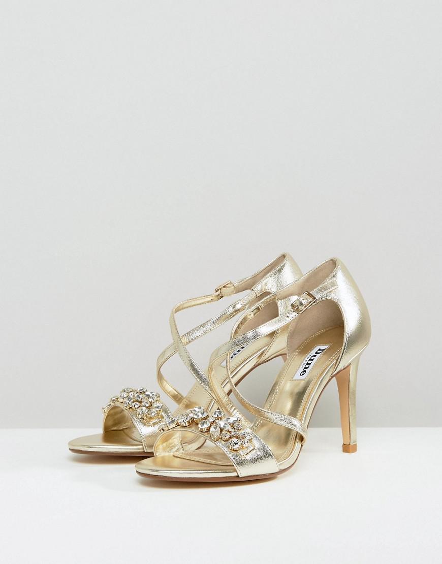 Buy > gold dune heels > in stock